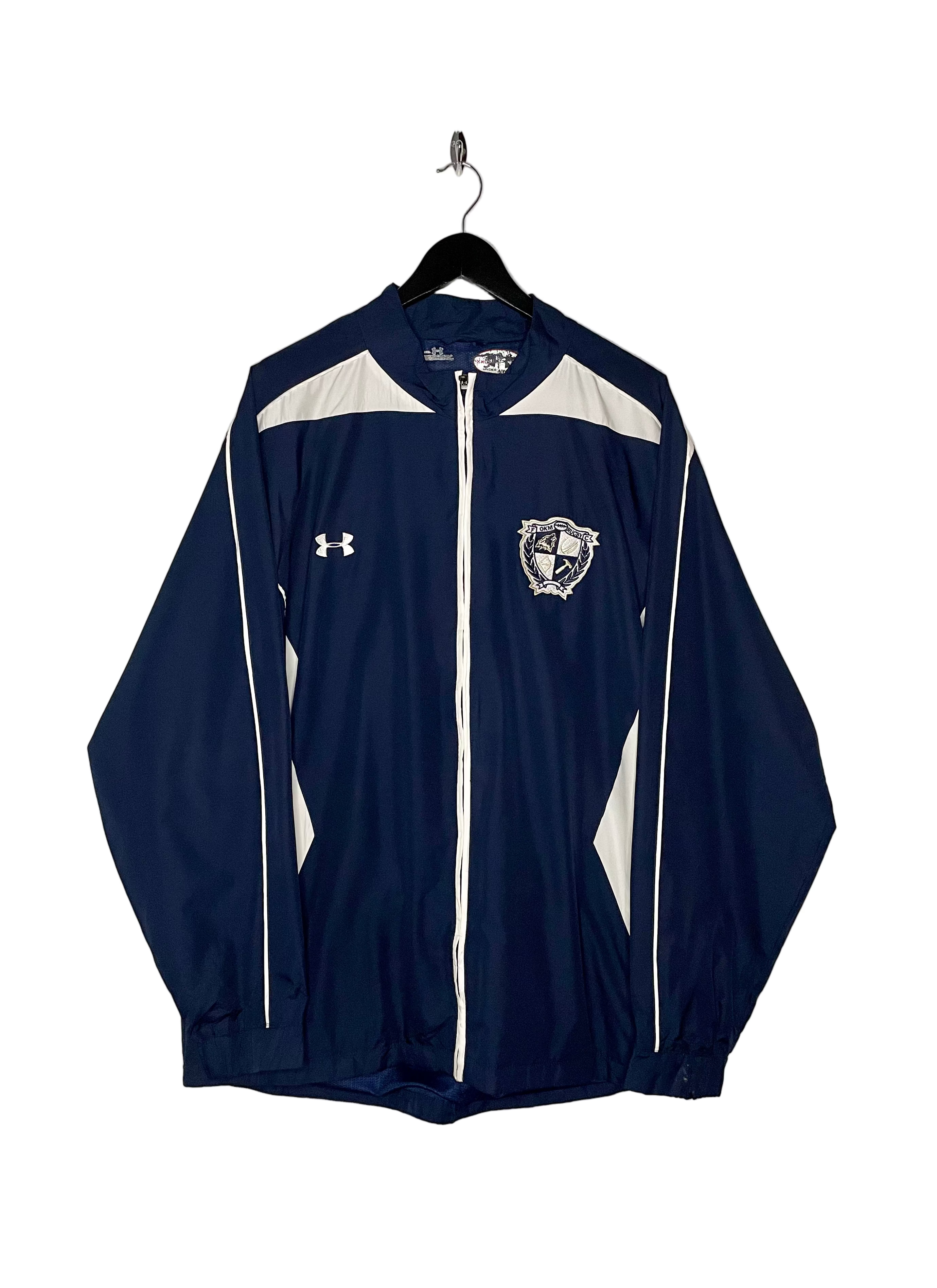 Under Armour Trainingsjacke OKM Rugby Club Blau Größe XXL