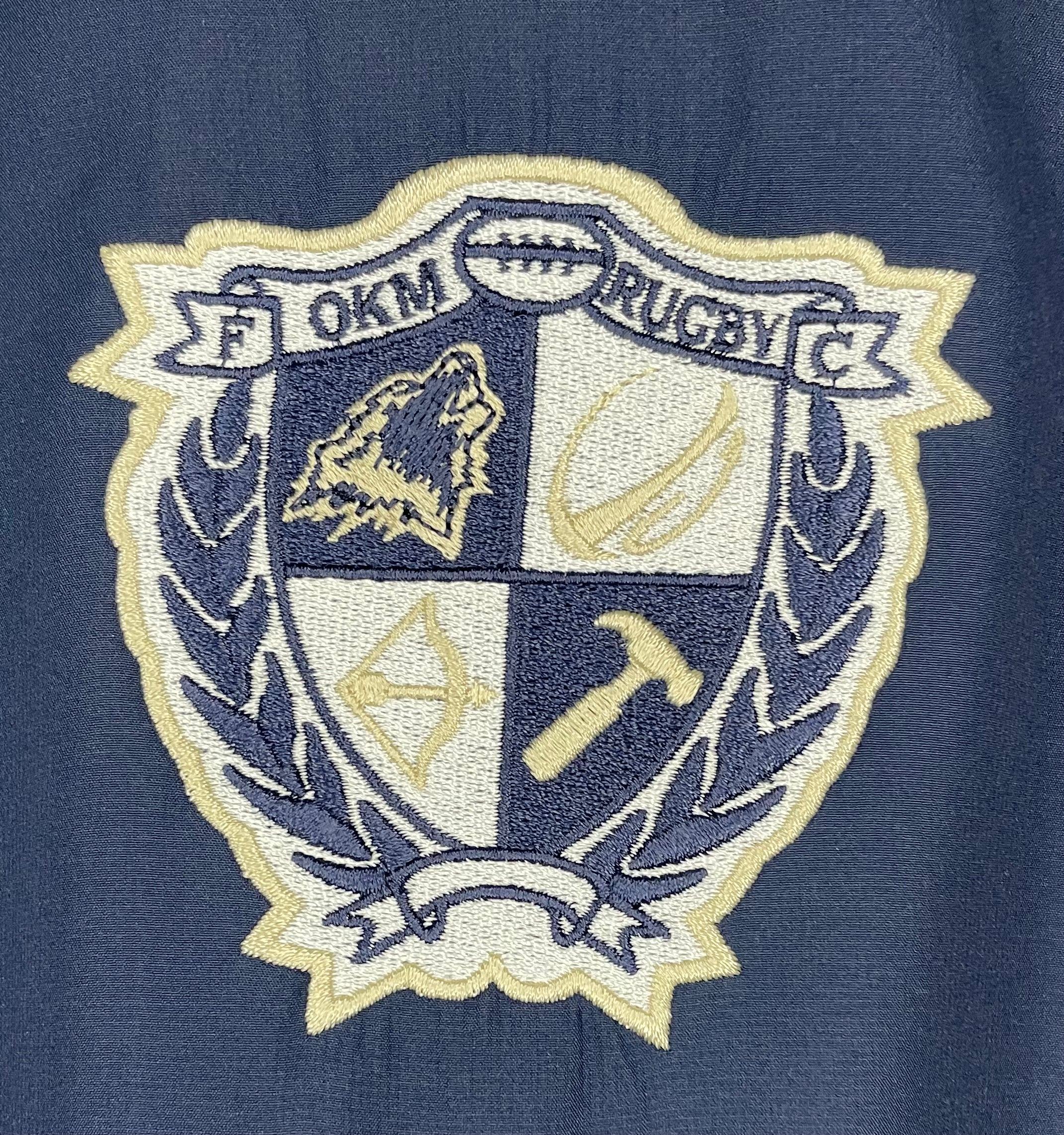 Under Armour Trainingsjacke OKM Rugby Club Blau Größe XXL