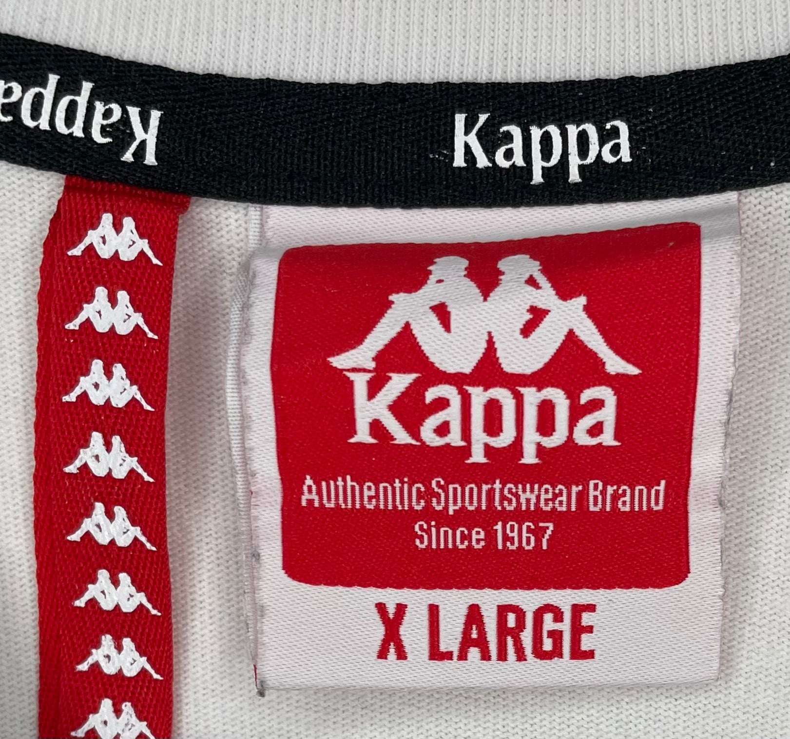 Kappa Vintage T-Shirt Weiß Größe XL