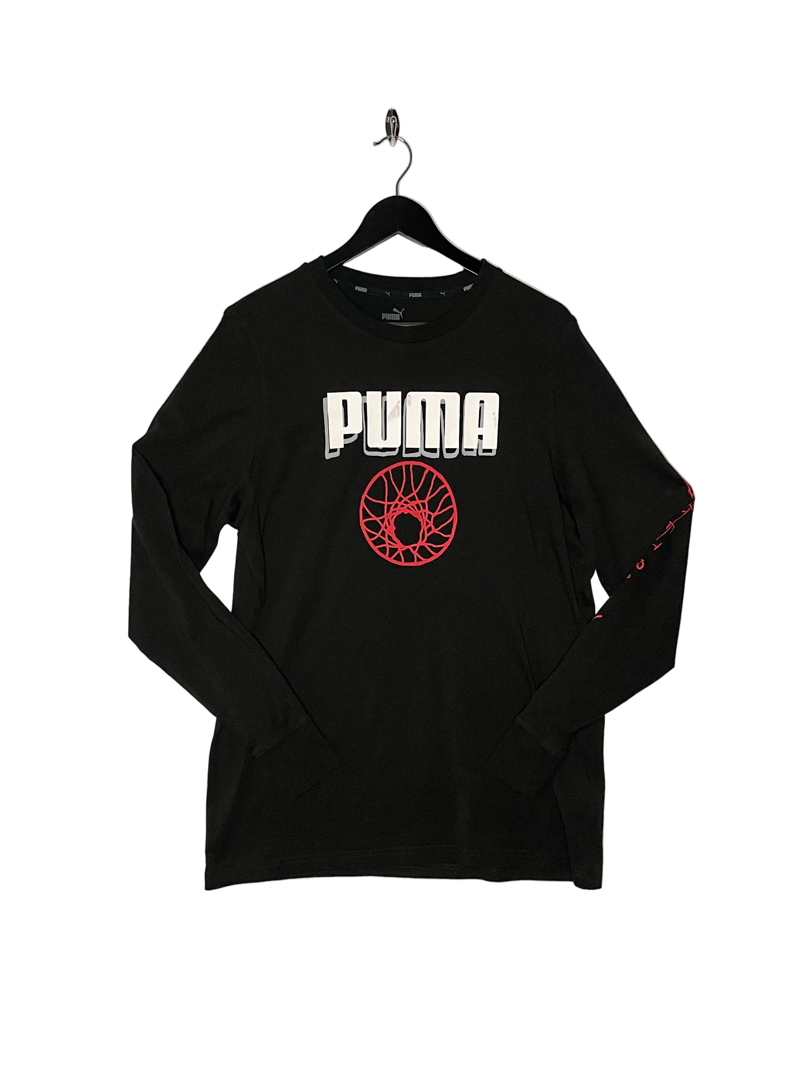 Puma Basketball Longsleeve Schwarz Größe L