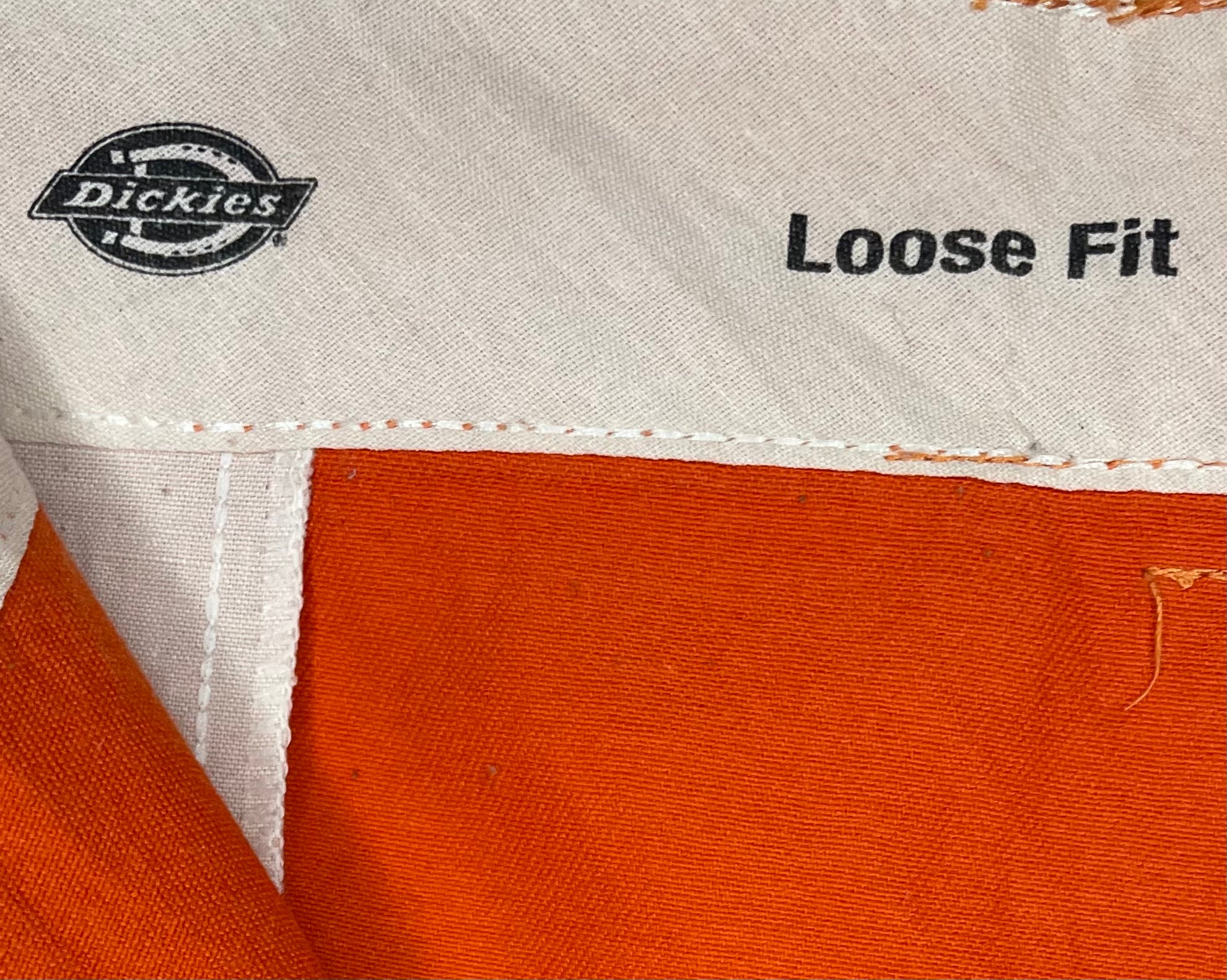 Dickies Vintage Loose Fit Chinoshorts Orange Größe 44