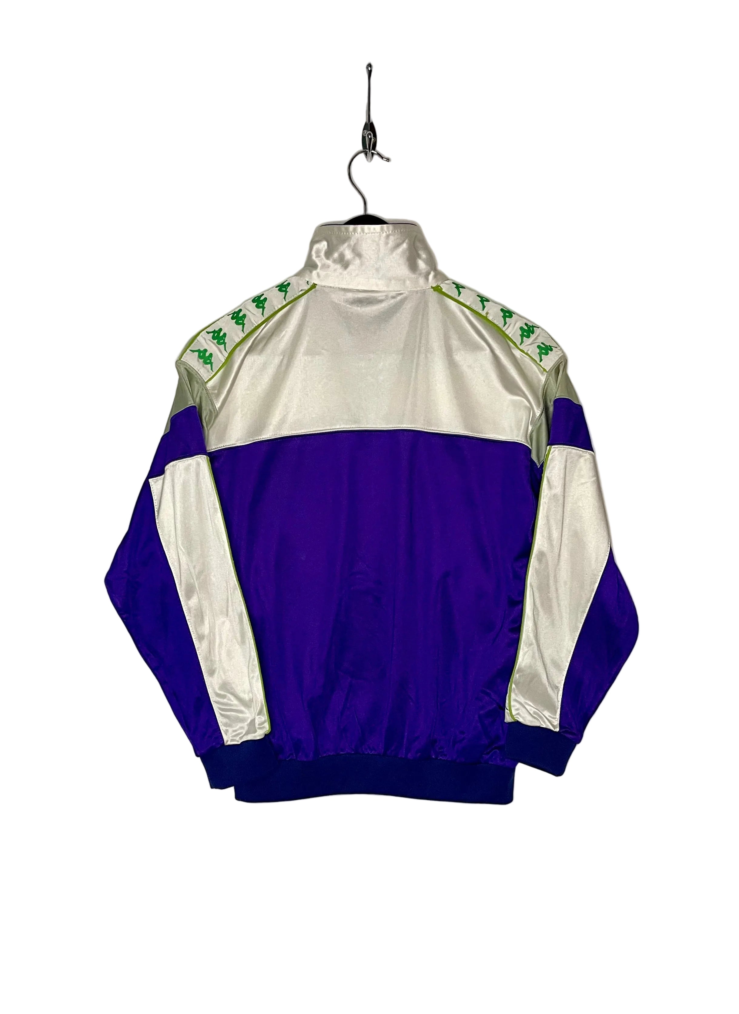 Kappa Vintage Trainingsjacke Lila/Weiß Größe XS