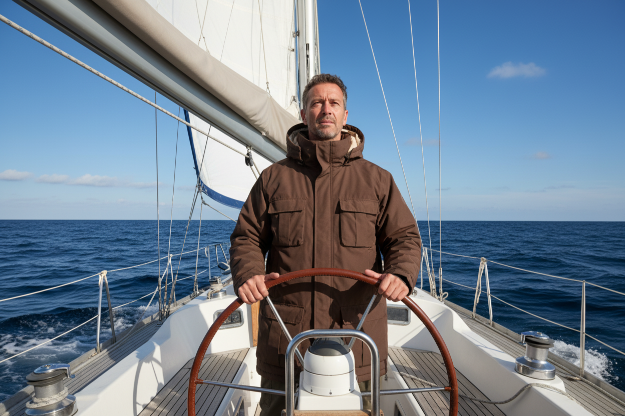 Slam Vintage Parka Braun Größe L