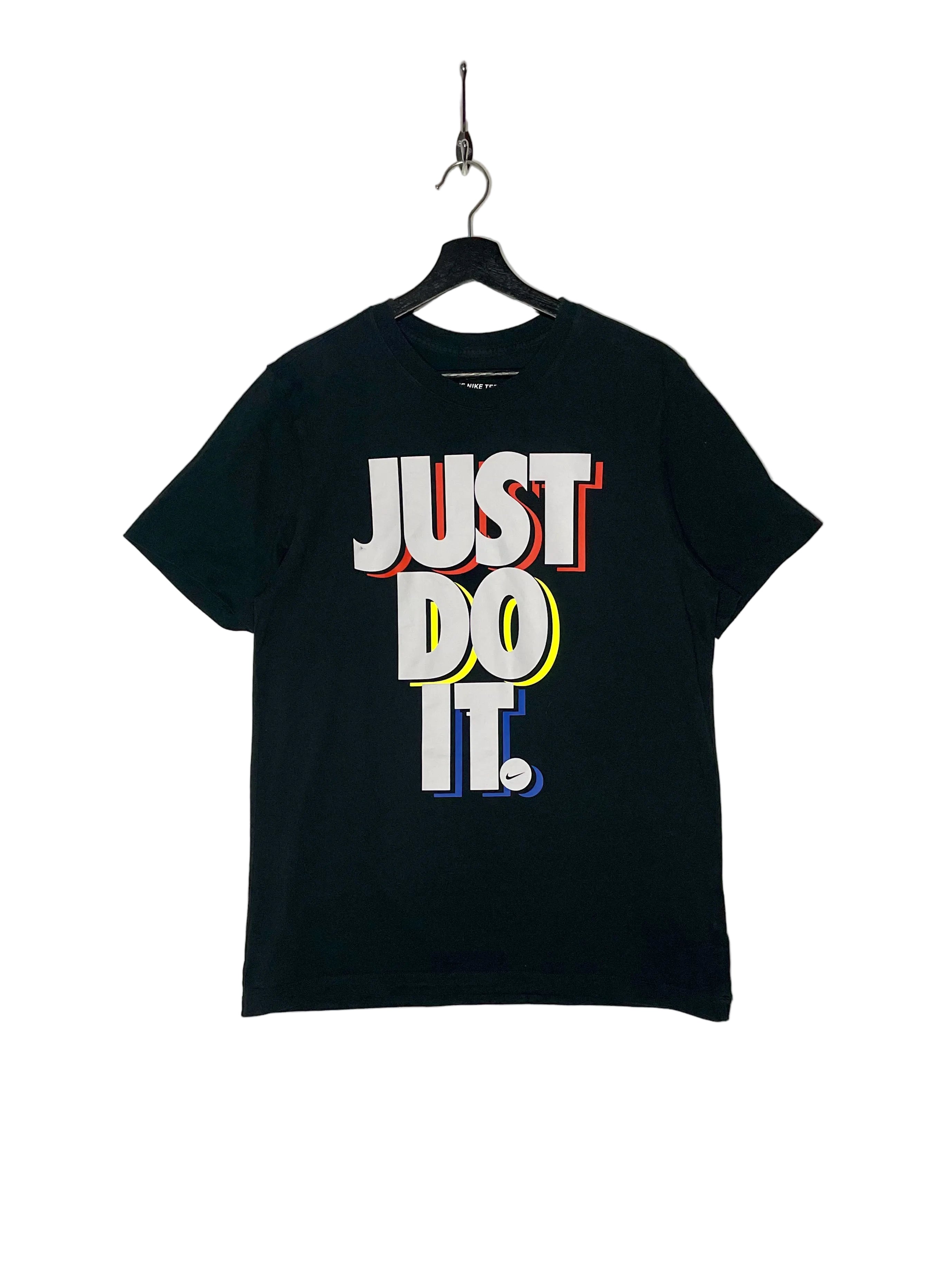 Nike T-Shirt Just Do It Print Schwarz Größe M