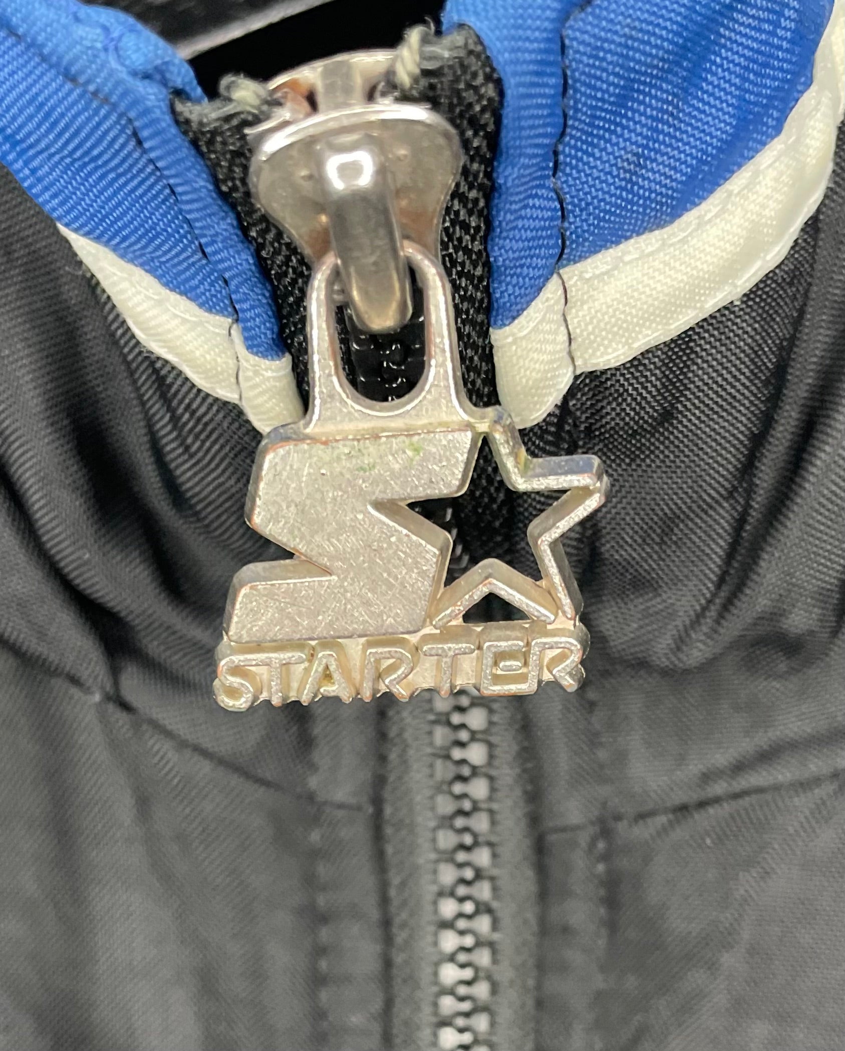 Starter Vintage Winterjacke Orlando Magic Schwarz/Blau Größe XL