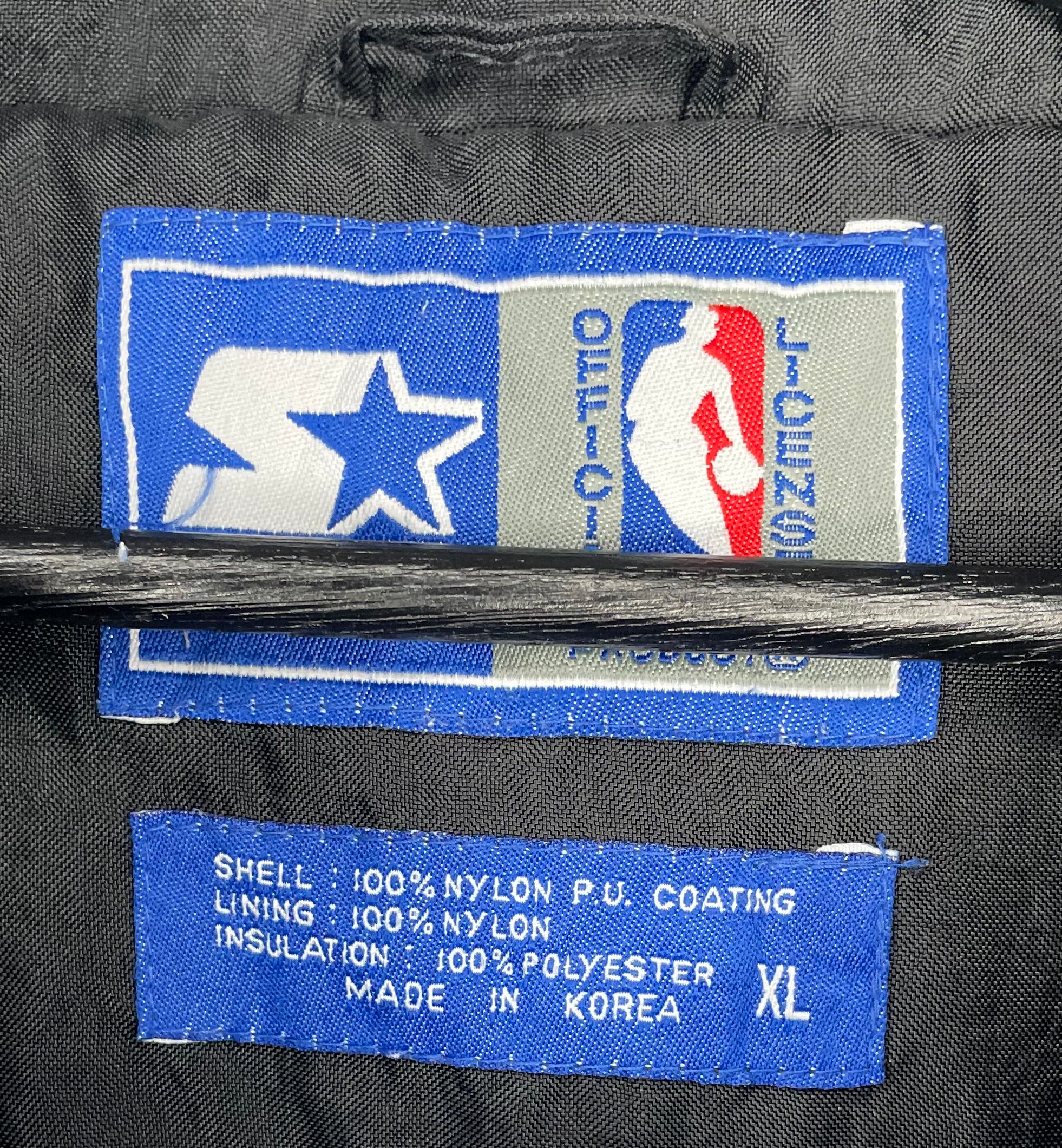 Starter Vintage Winterjacke Orlando Magic Schwarz/Blau Größe XL