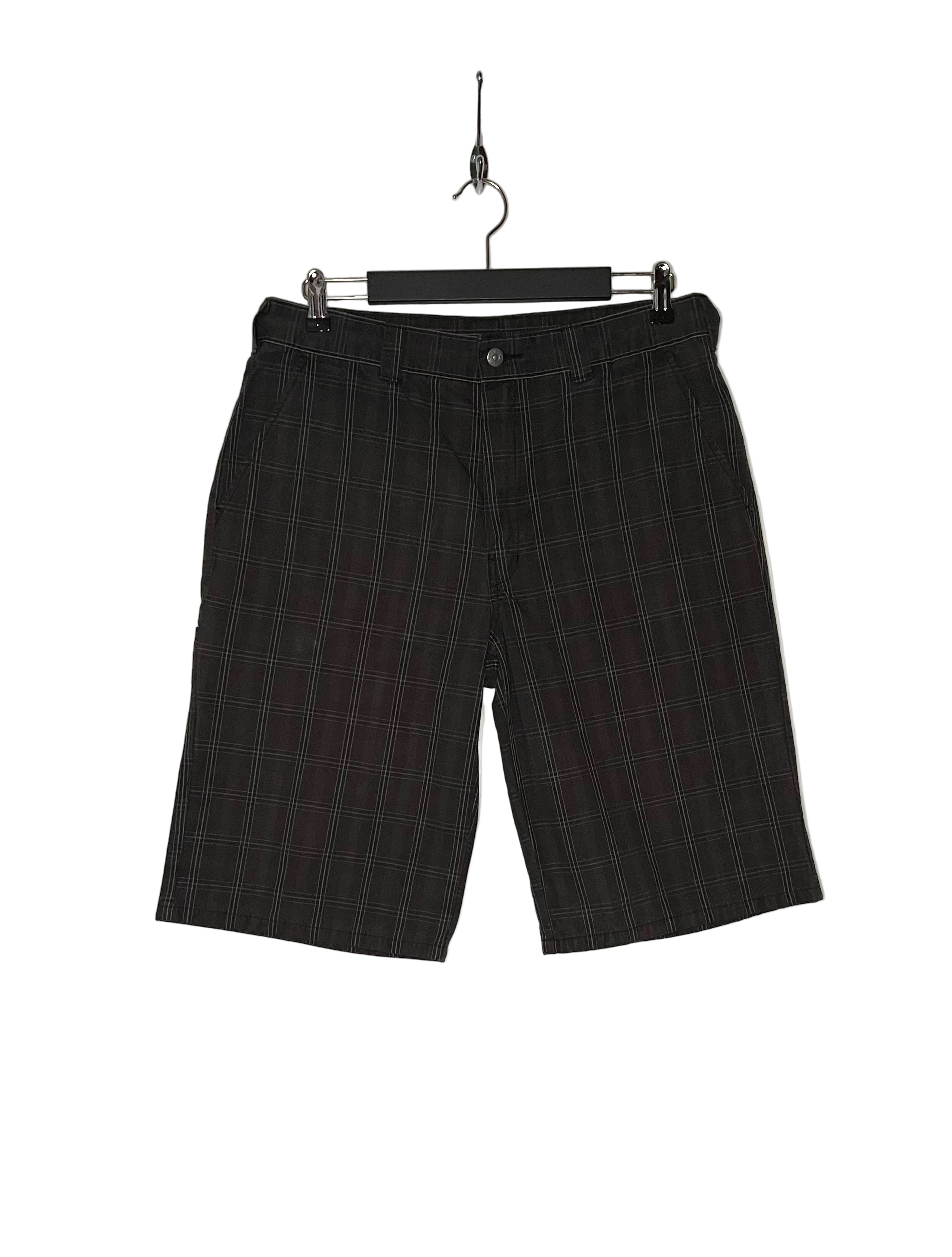 Dickies Vintage Chinoshorts Braun karieret Größe 34