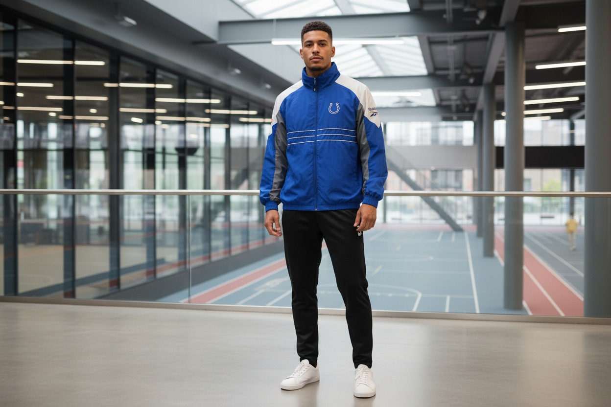 Reebok Vintage Indianapolis Colts Trainingsjacke Blau Größe L