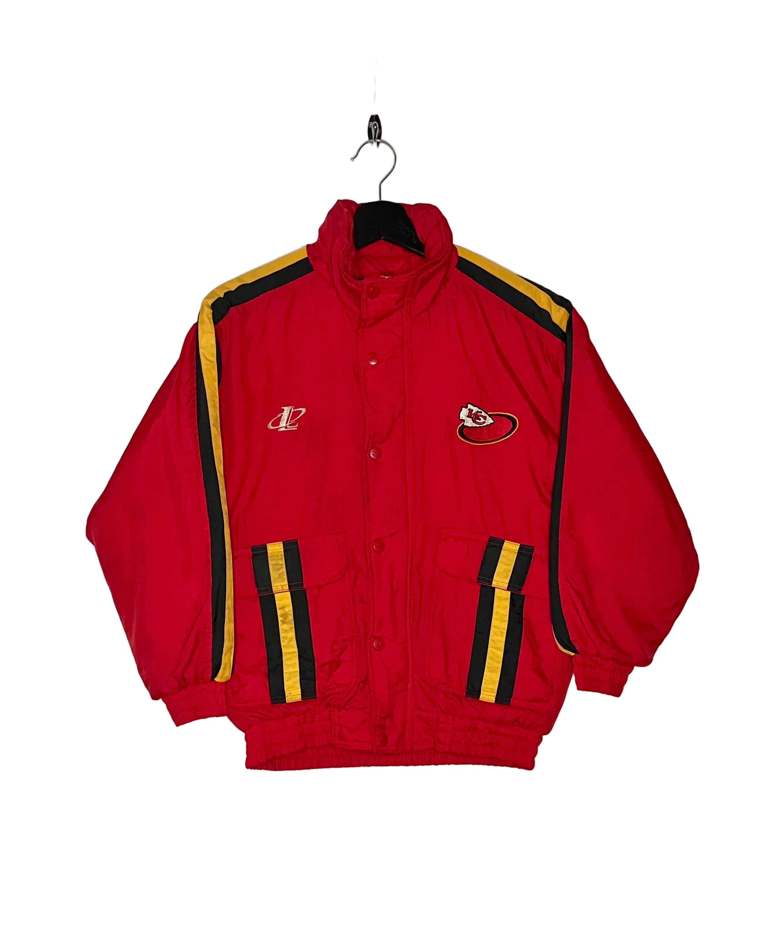 Vintage Logo Athletic Pro Line NFL Jacke Kansas City Chiefs Größe M Kinder