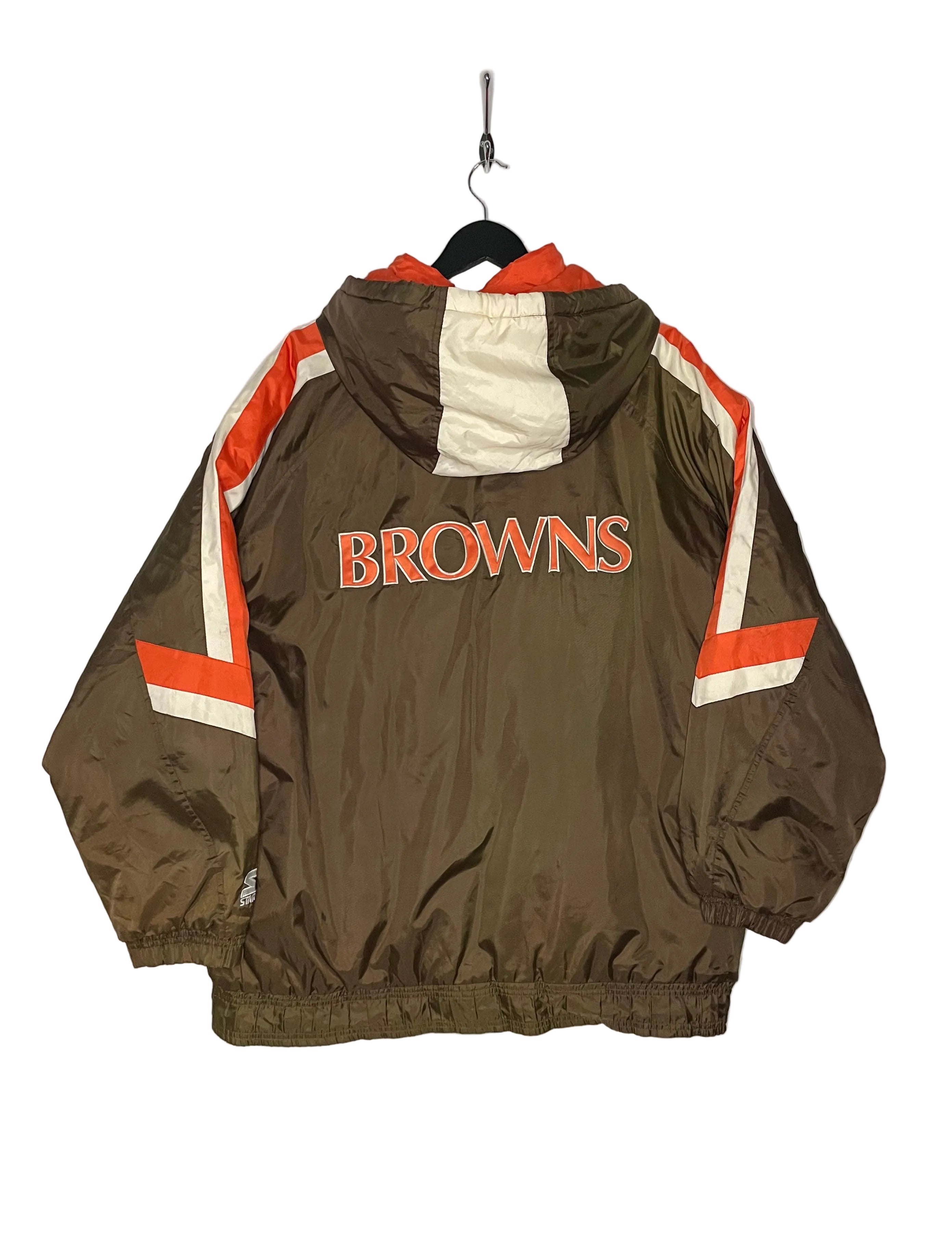 Starter Cleveland Browns Winterjacke Braun/Orange Größe L