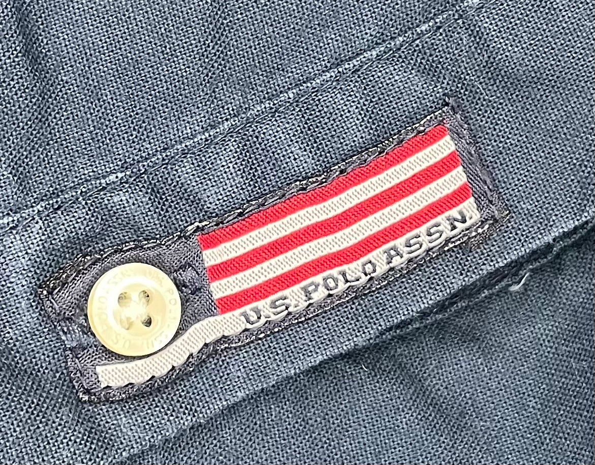 U.S. Polo Assn. Freizeithemd Blau Größe XXL