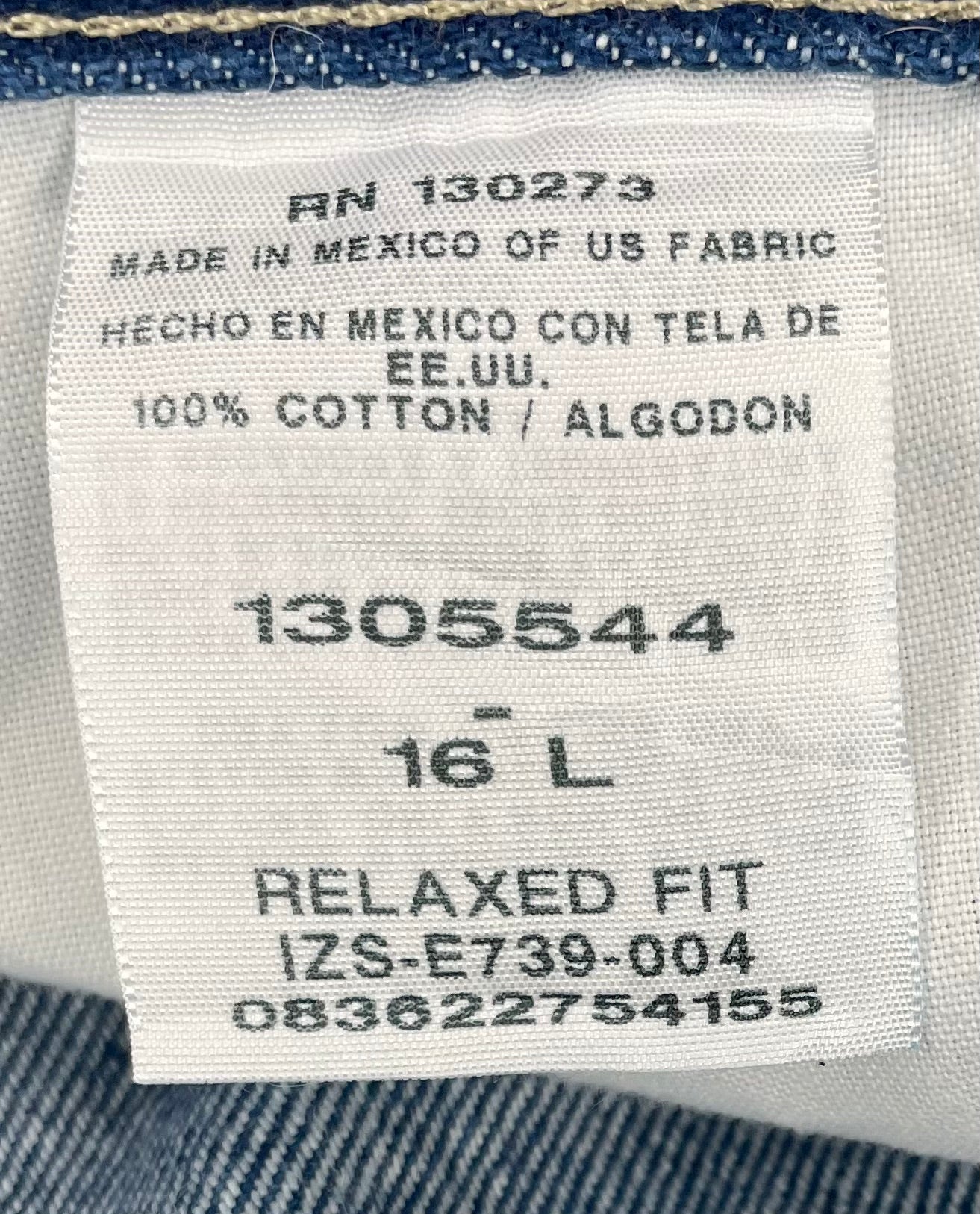 LEE Riders Jeans Relexed Fit Blau W32 L35 Long (16 L)