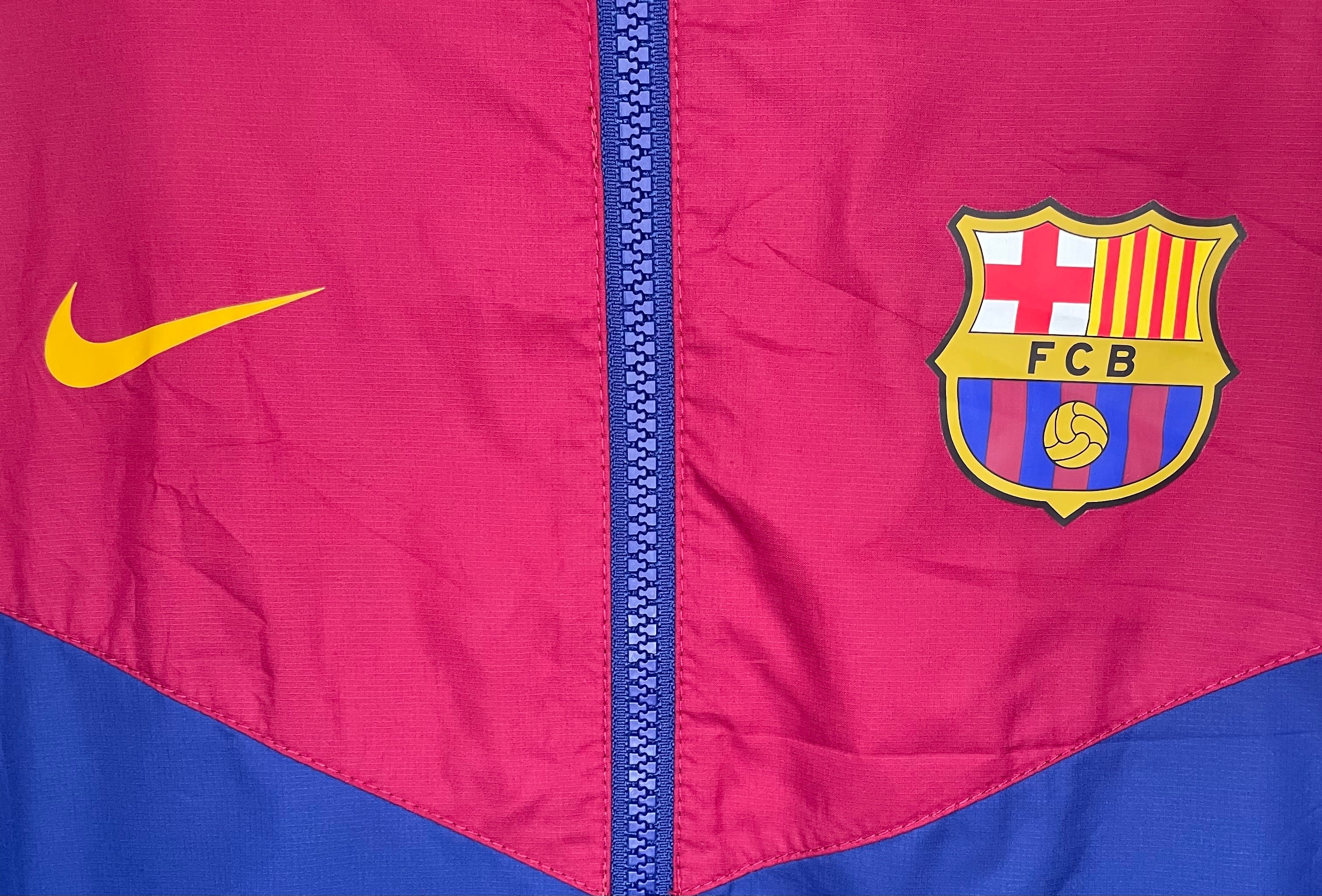 Nike FC Barcelona Trainingsjacke Rot/Blau Größe L Kinder