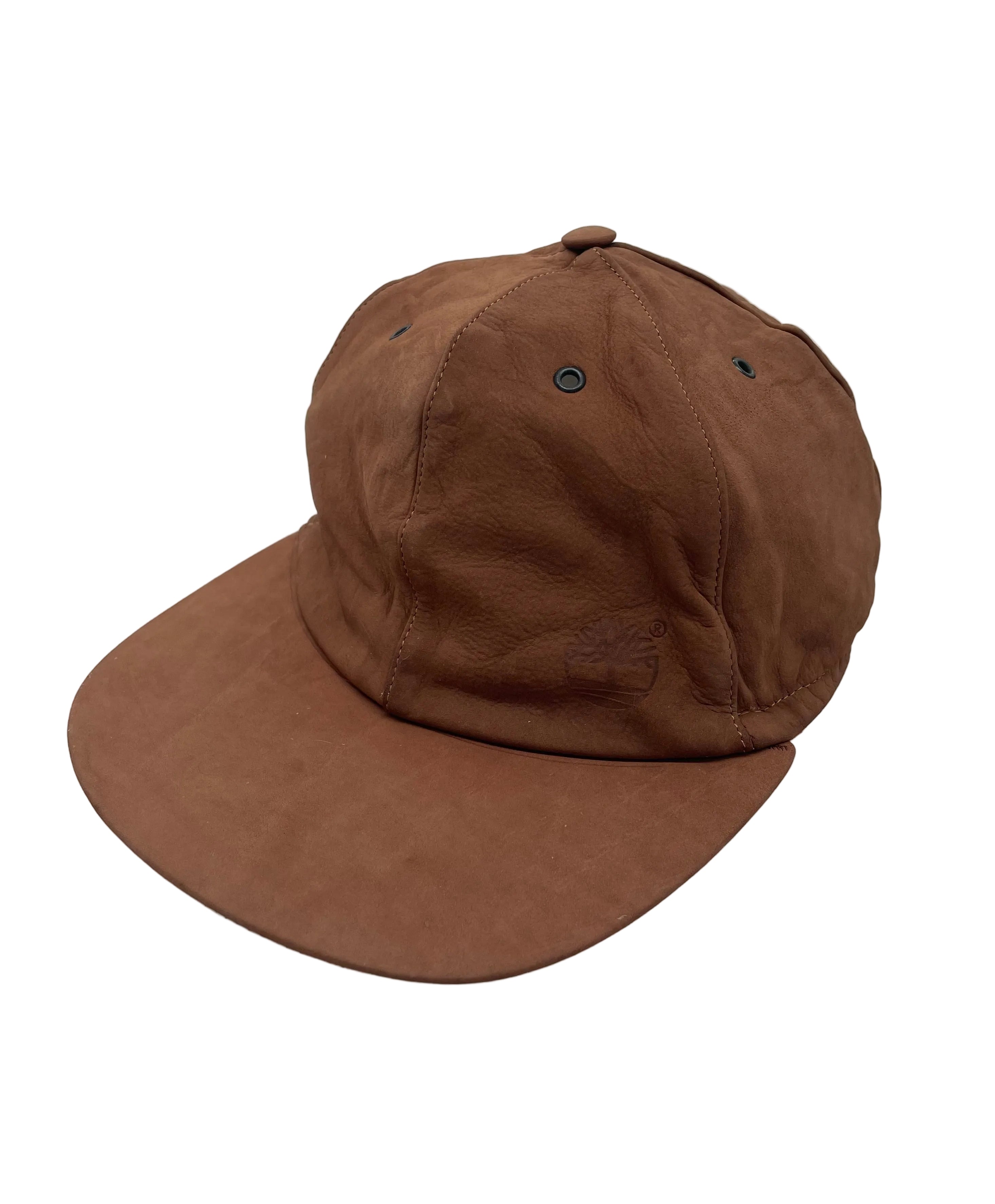 Timberland Leder Cap Braun Größe L