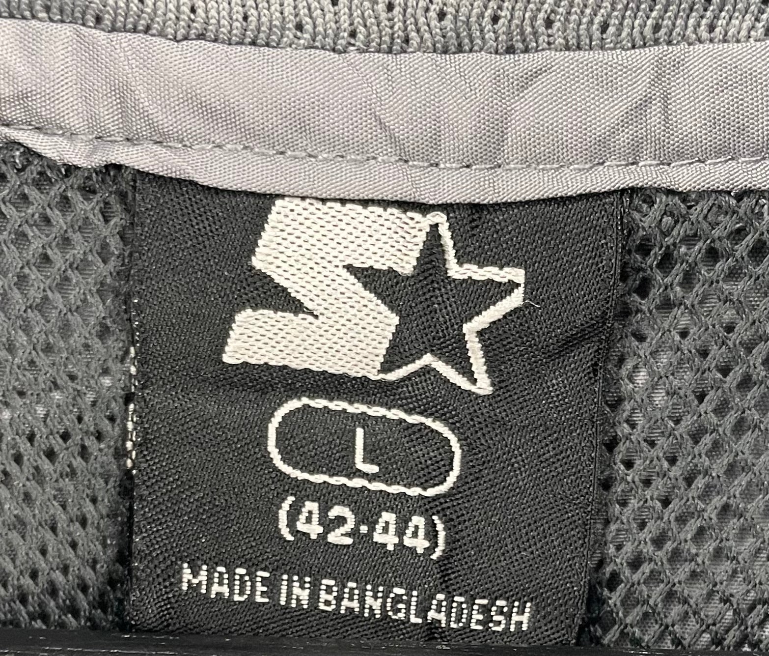 Starter Vintage Regenjacke Silber Größe L