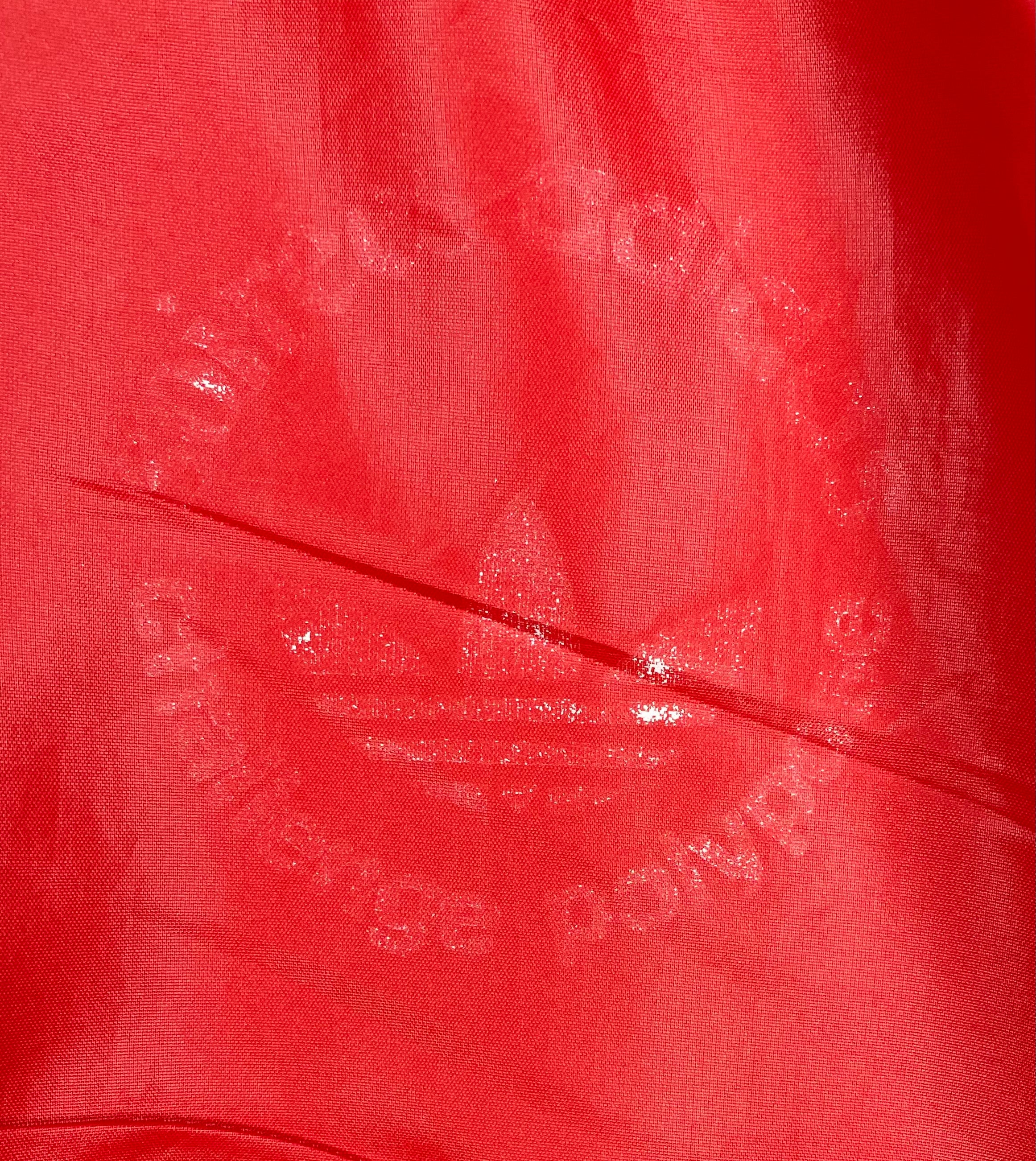 Adidas Vintage 70th/80th Trainingsjacke Rot Größe M