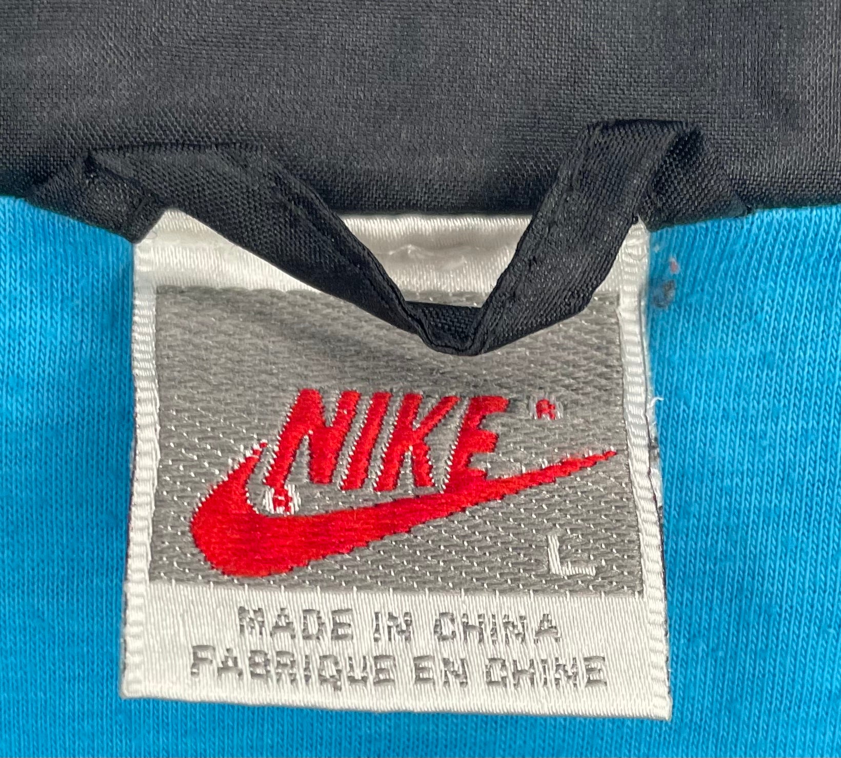 Nike Vintage Trainingsjacke Lila/Schwarz Größe L