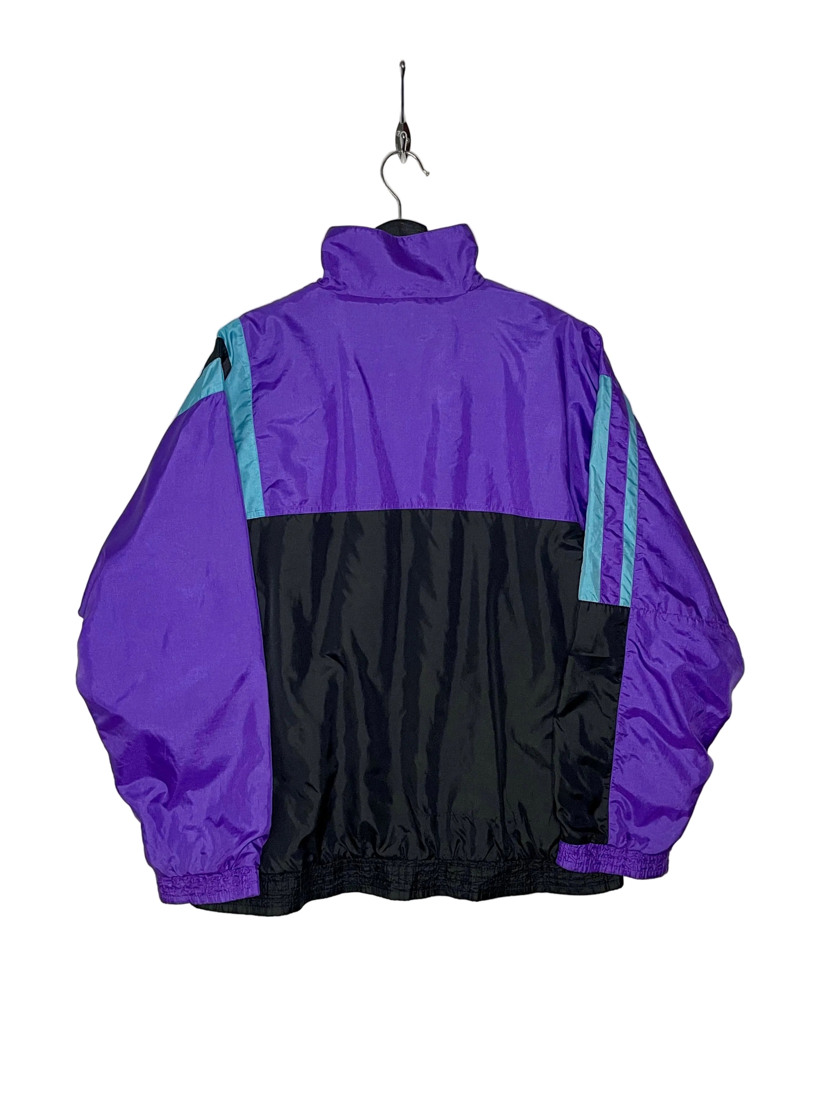 Nike Vintage Trainingsjacke Lila/Schwarz Größe L
