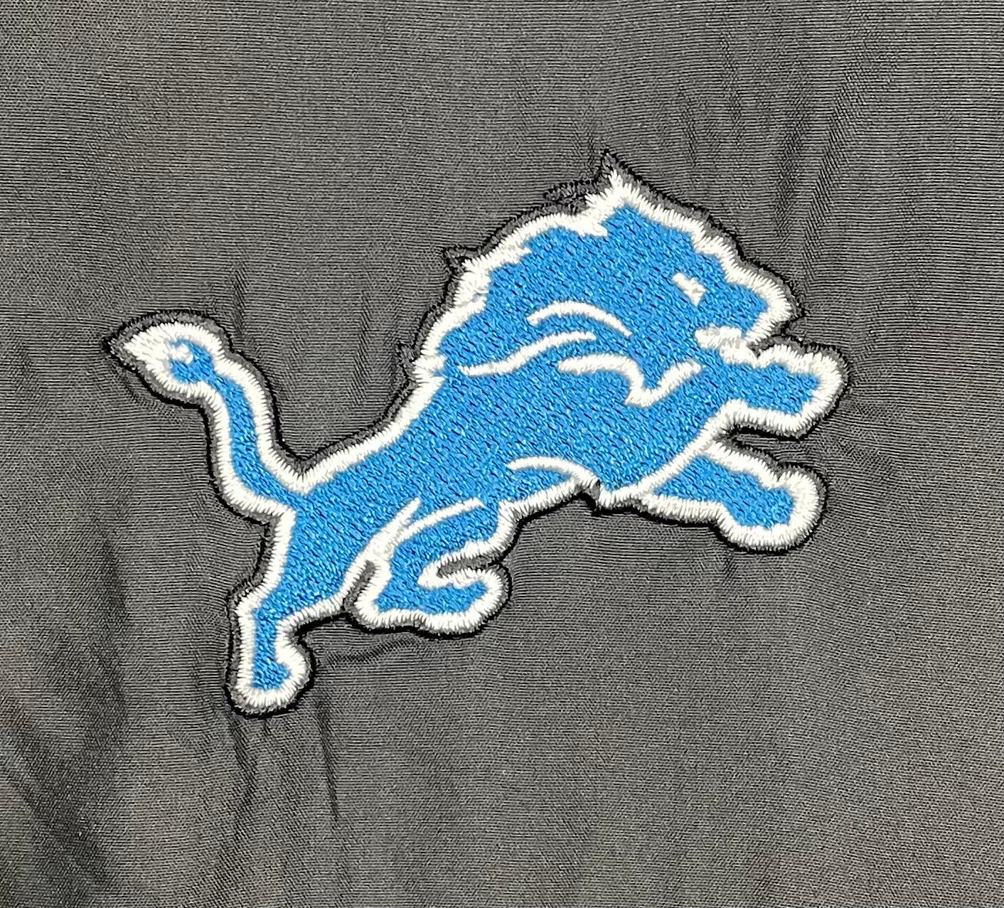 Reebok Trainingsjacke Detroit Lions Schwarz Grau Größe XL