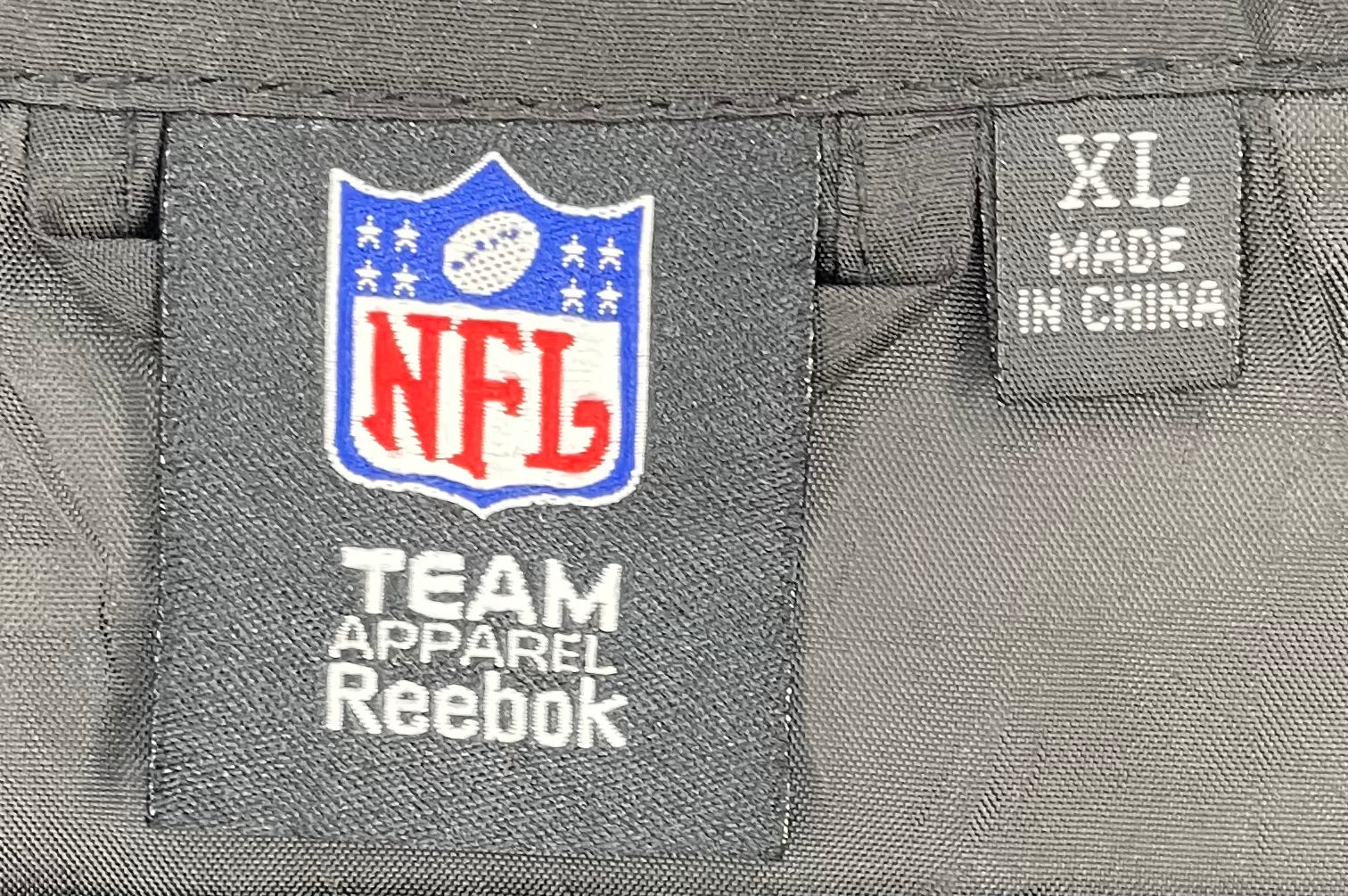 Reebok Trainingsjacke Detroit Lions Schwarz Grau Größe XL