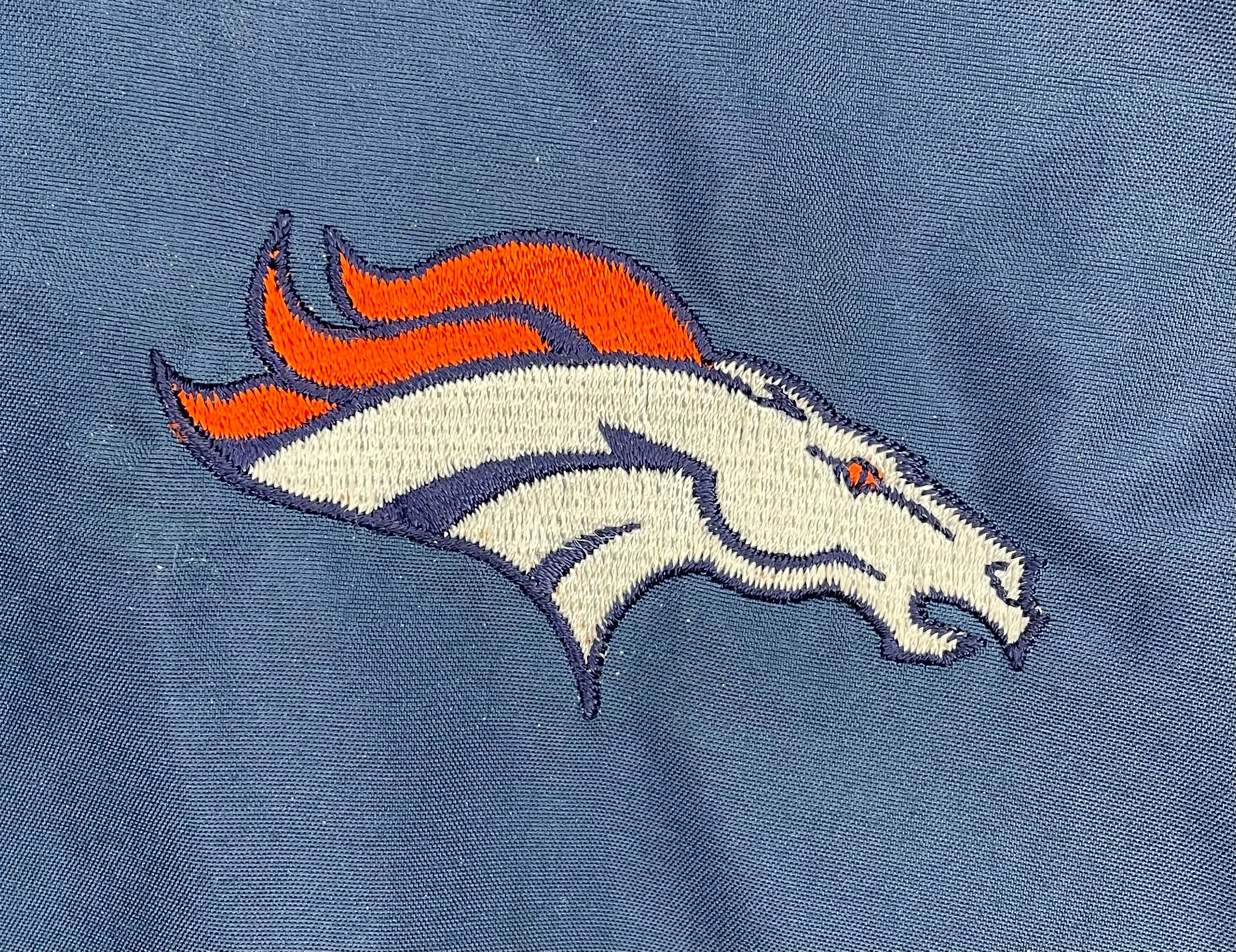 Logo Athletic Denver Broncos Winterjacke Blau/Orange Größe L