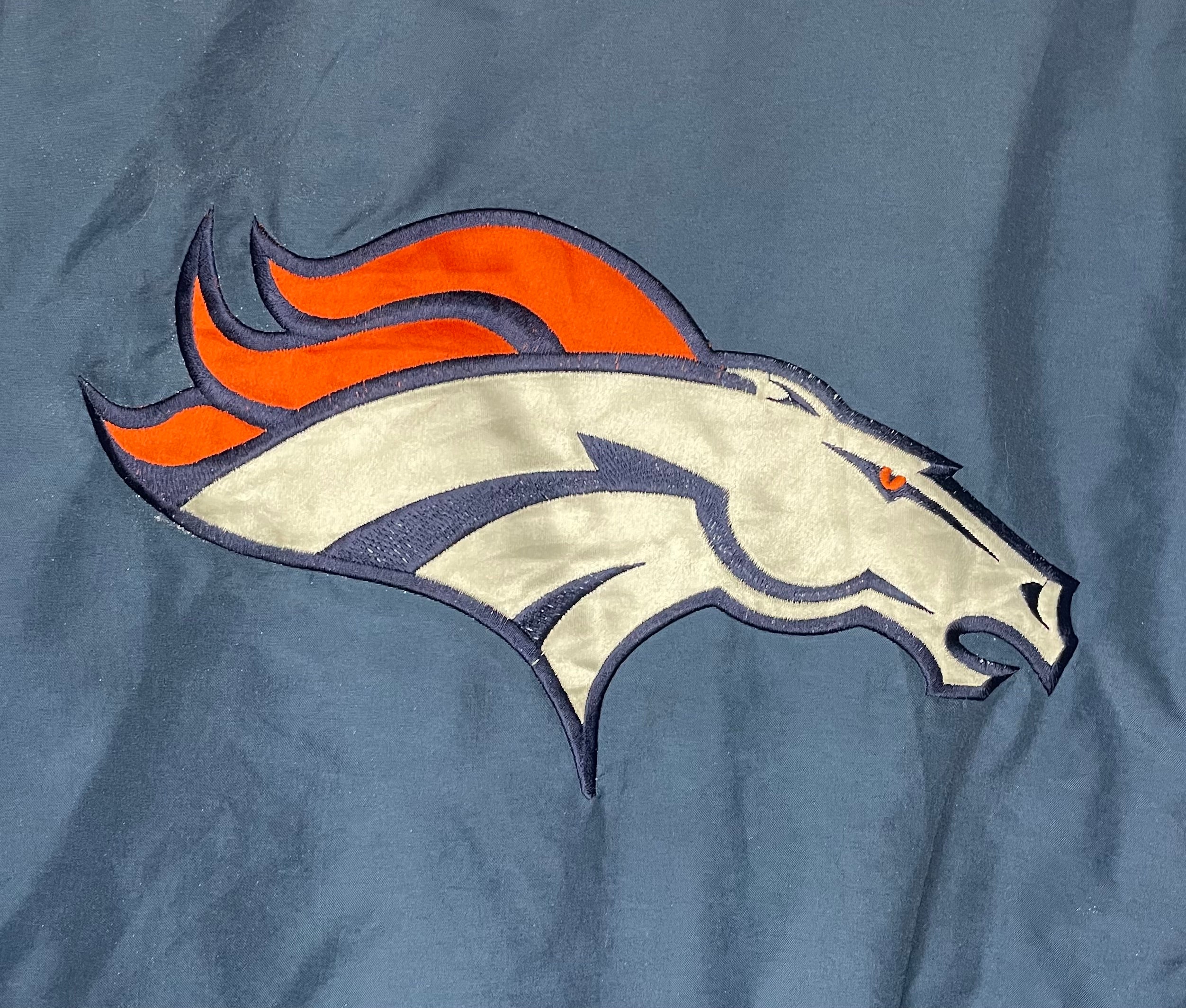 Logo Athletic Denver Broncos Winterjacke Blau/Orange Größe L