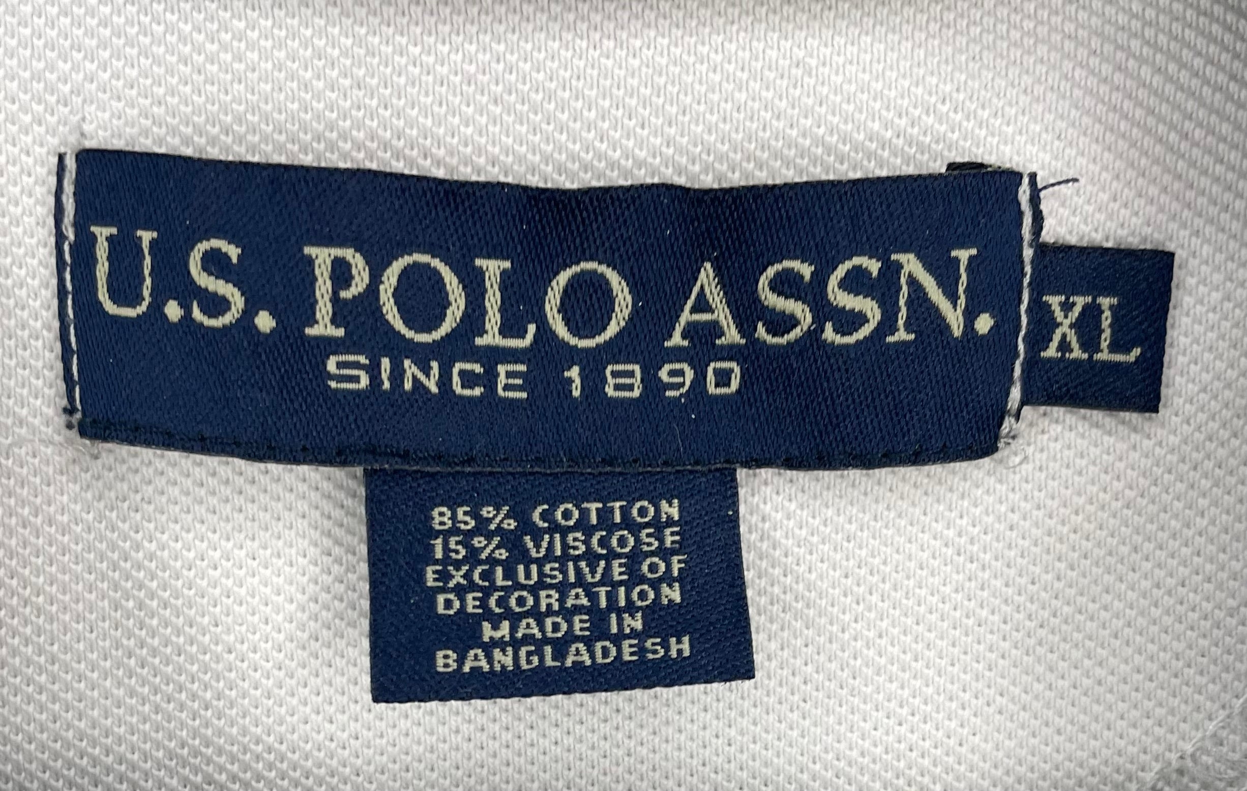U.S. Polo Assn. kurzarm Poloshirt Grau Größe XL