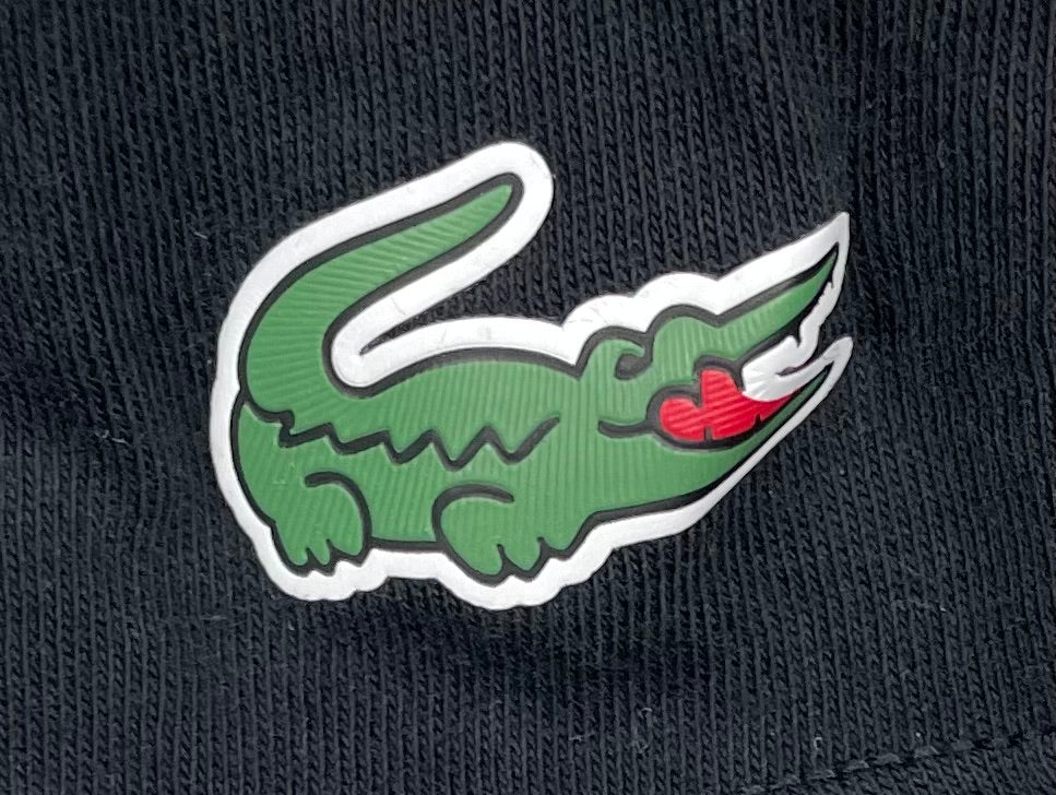 Lacoste V-Neck T-Shirt Schwarz Größe L