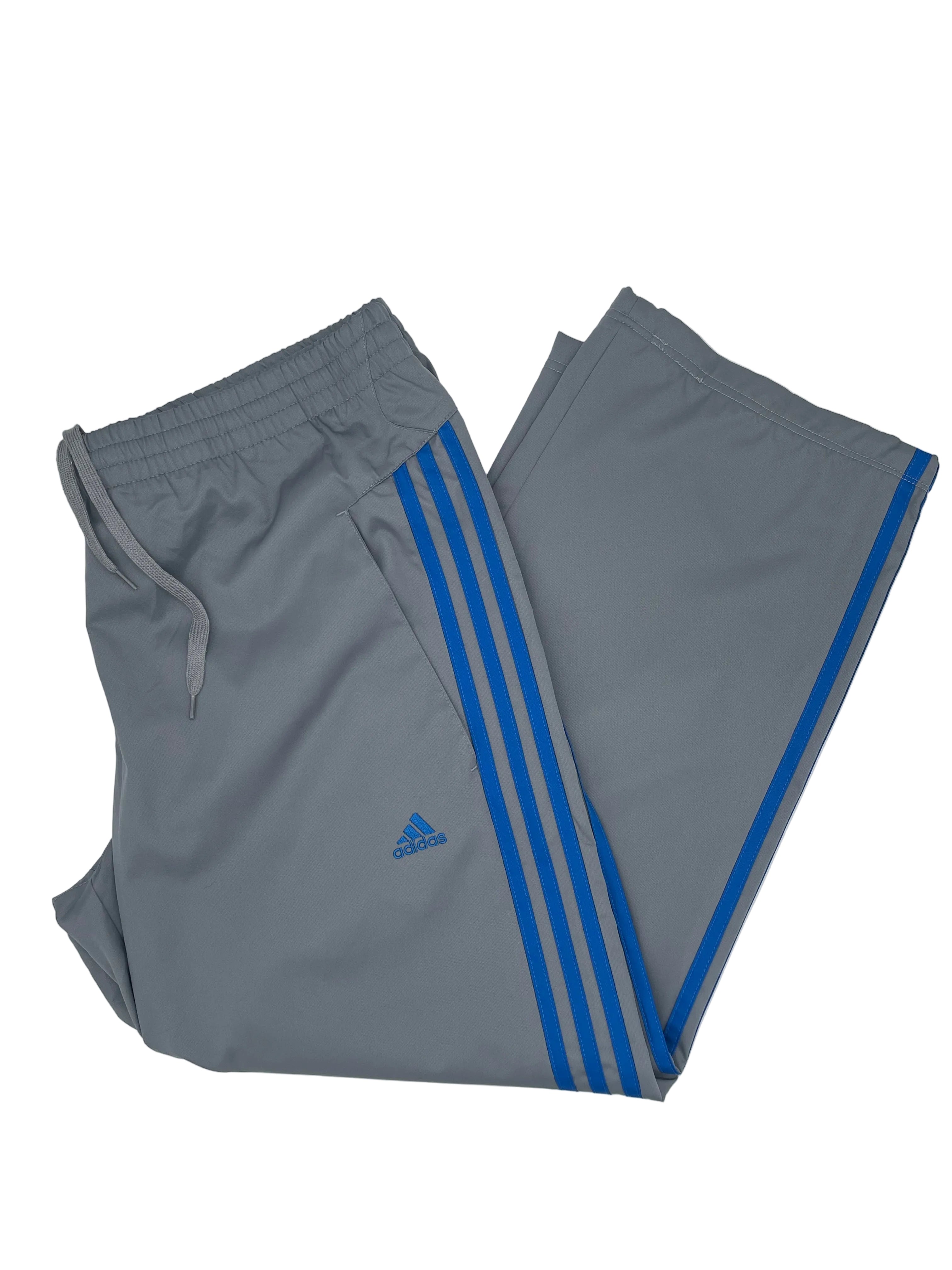 Adidas Vintage Trackpants Grau/Blau Größe M