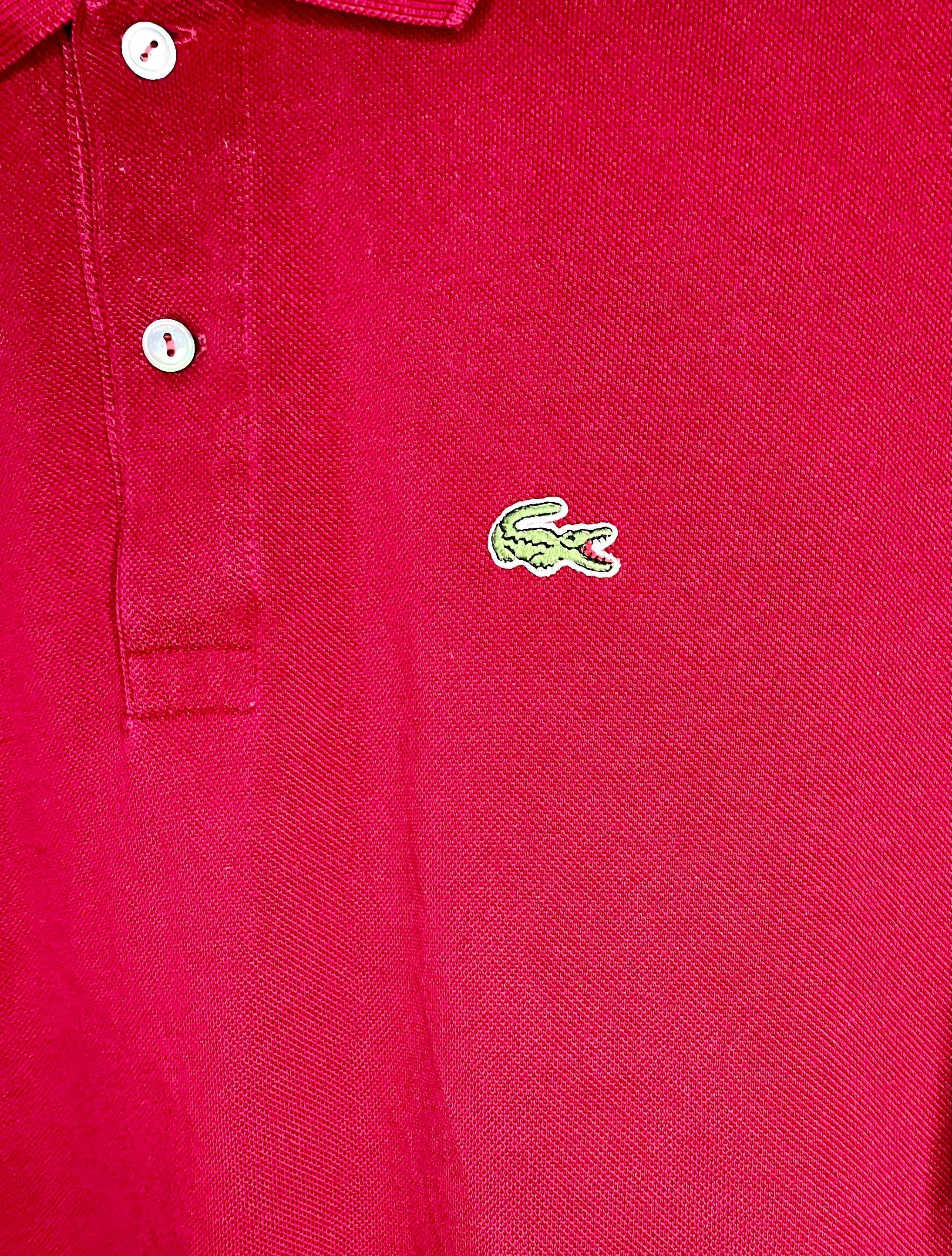 Lacoste Poloshirt Dunkelrot Größe 2XL