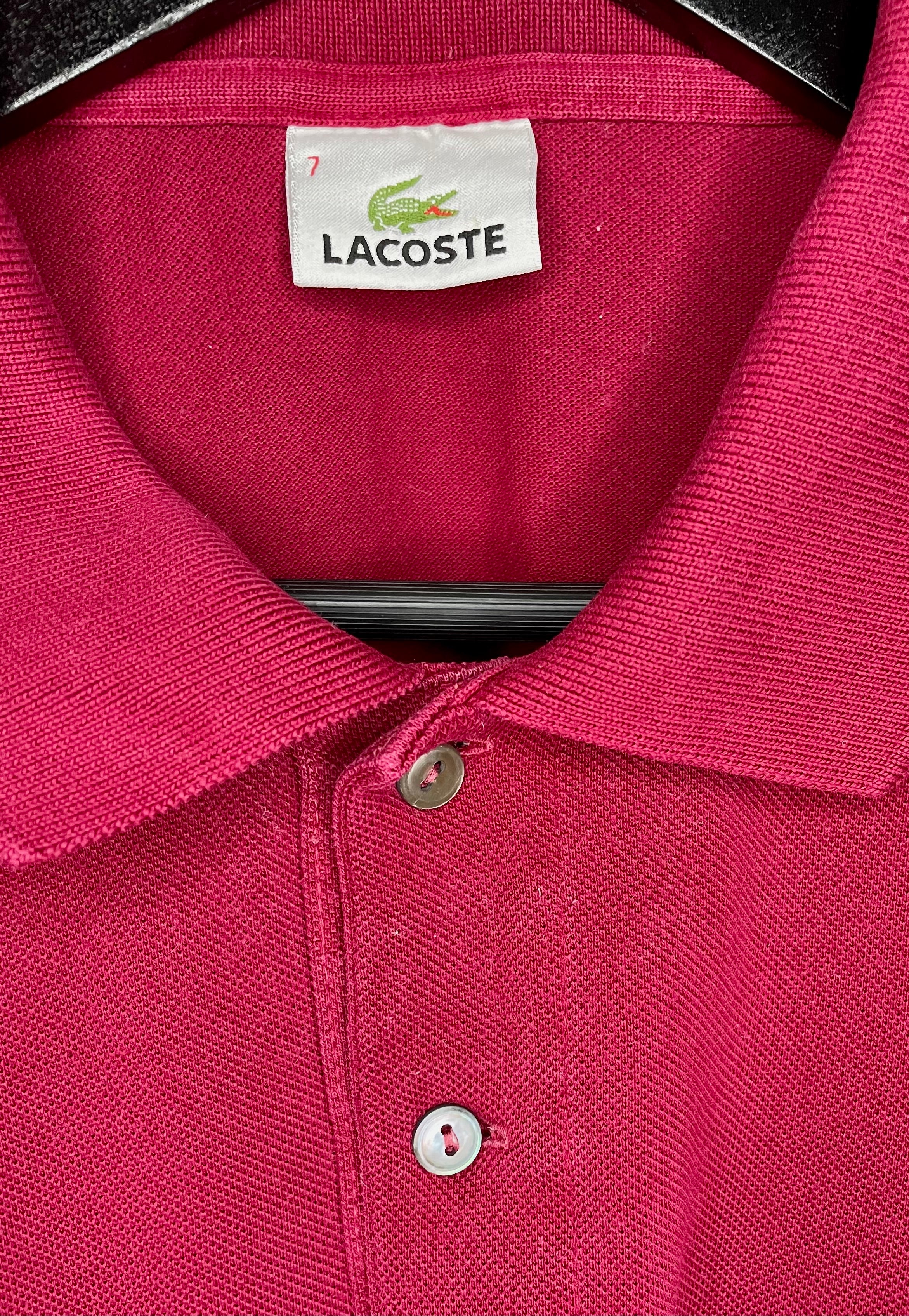 Lacoste polo shirt dark red size 2XL 