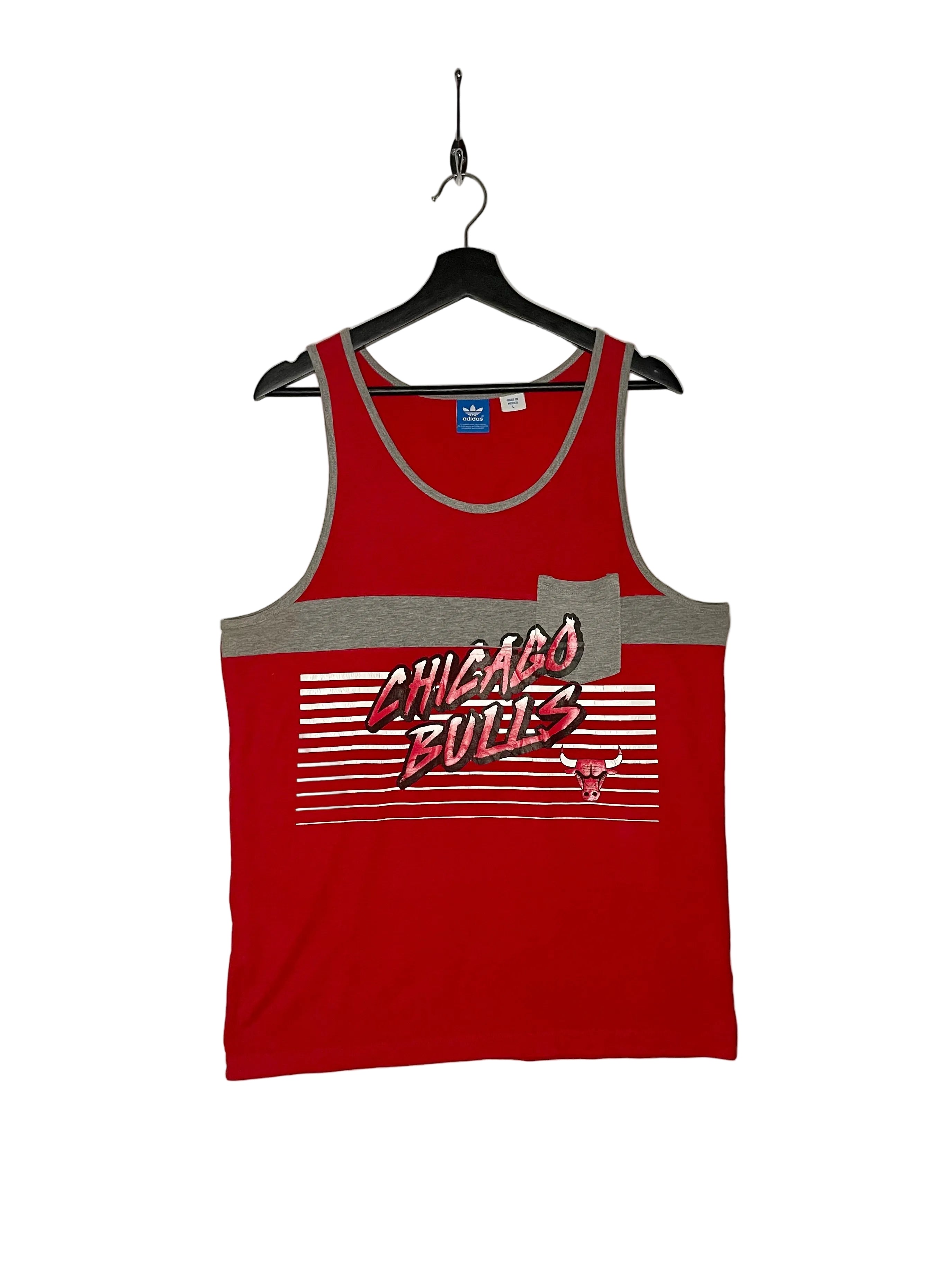 Adidas Vintage Chicago Bulls Tanktop Rot Größe L