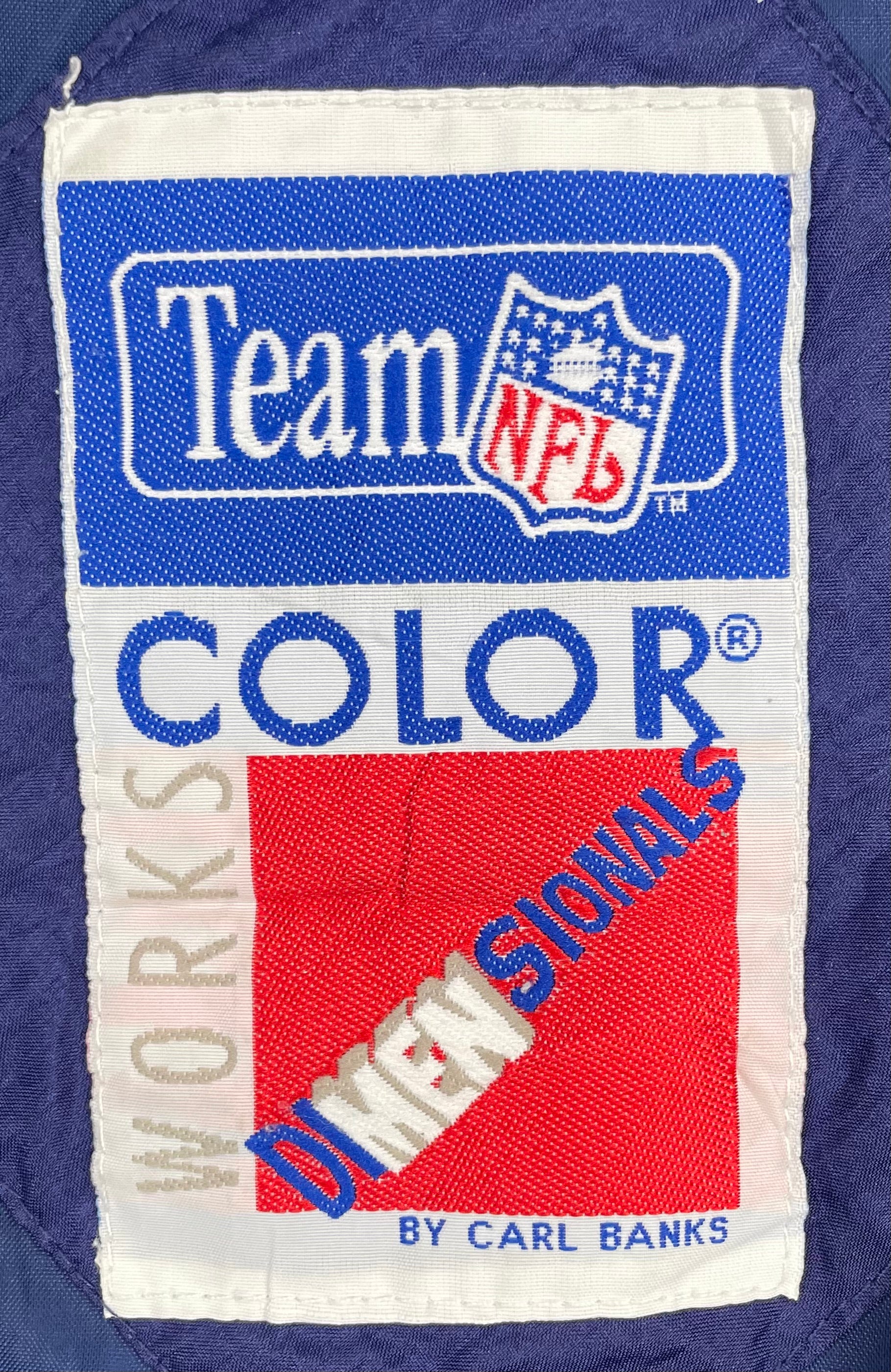 Carl Banks Vintage Dallas Cowboys Windbreaker Blau Größe 4XL