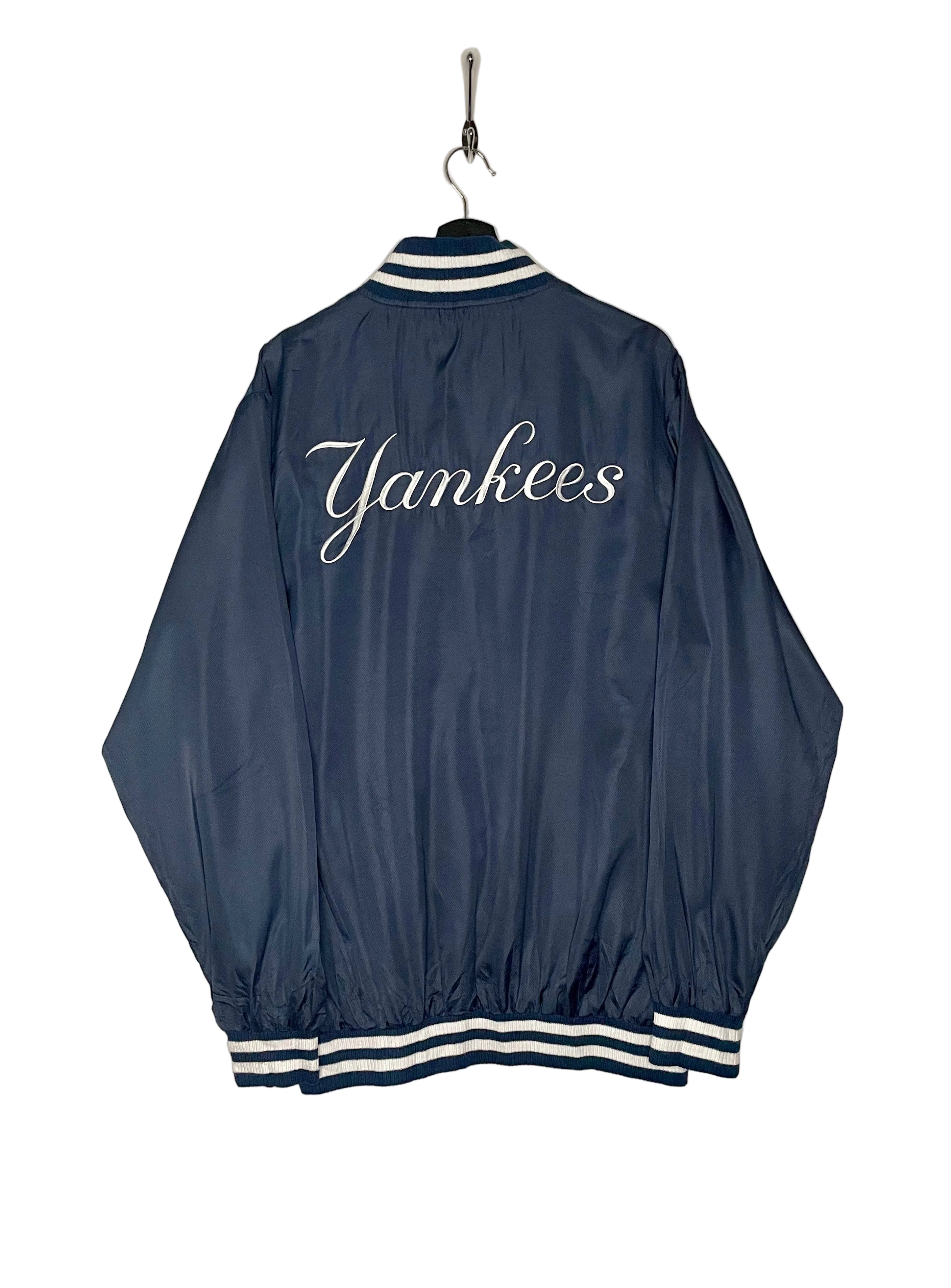 JH Design Vintage New York Yankees Bomberjacke Blau Größe 3XL