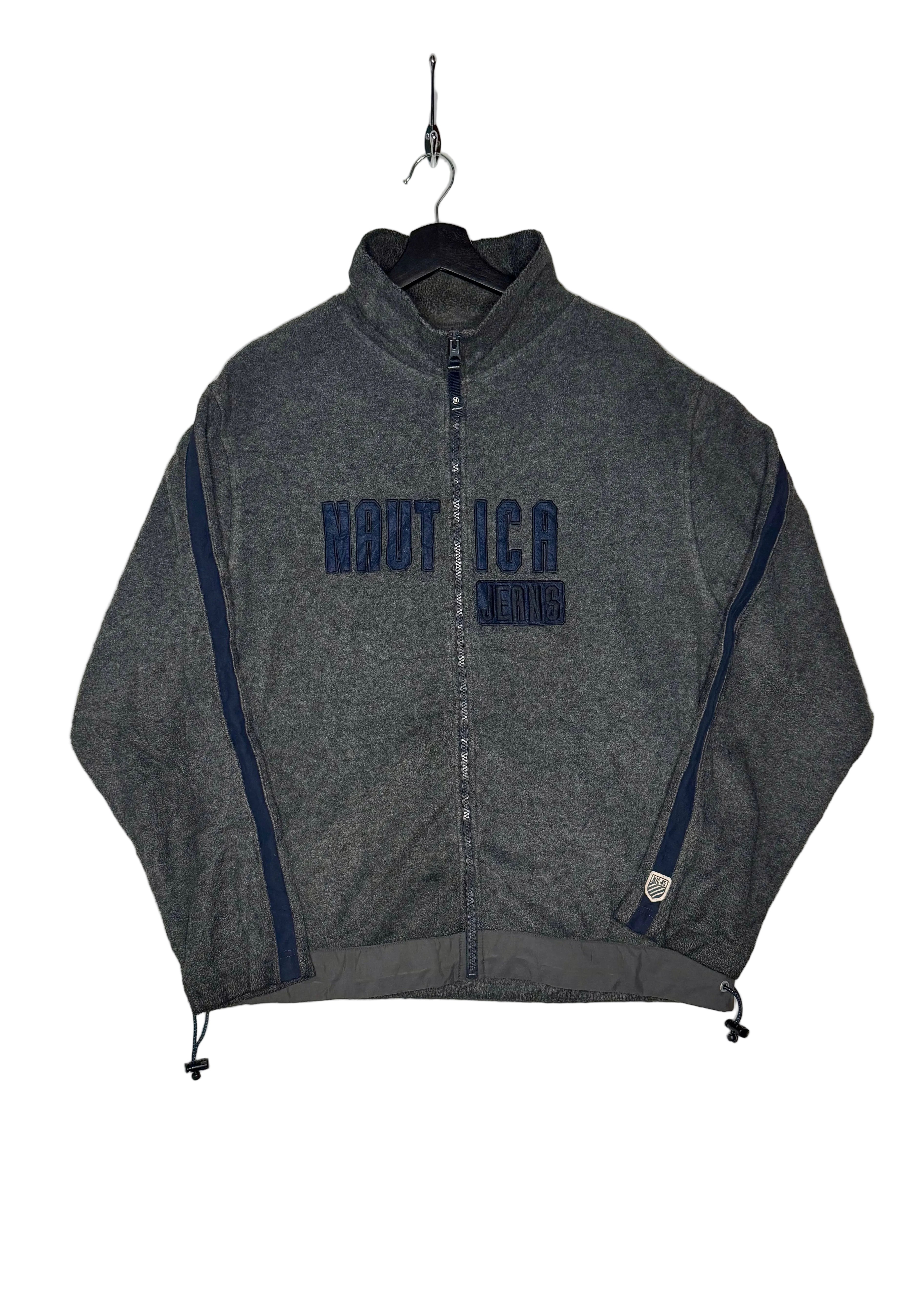 Nautica Vintage Fleecejacke Grau Größe L
