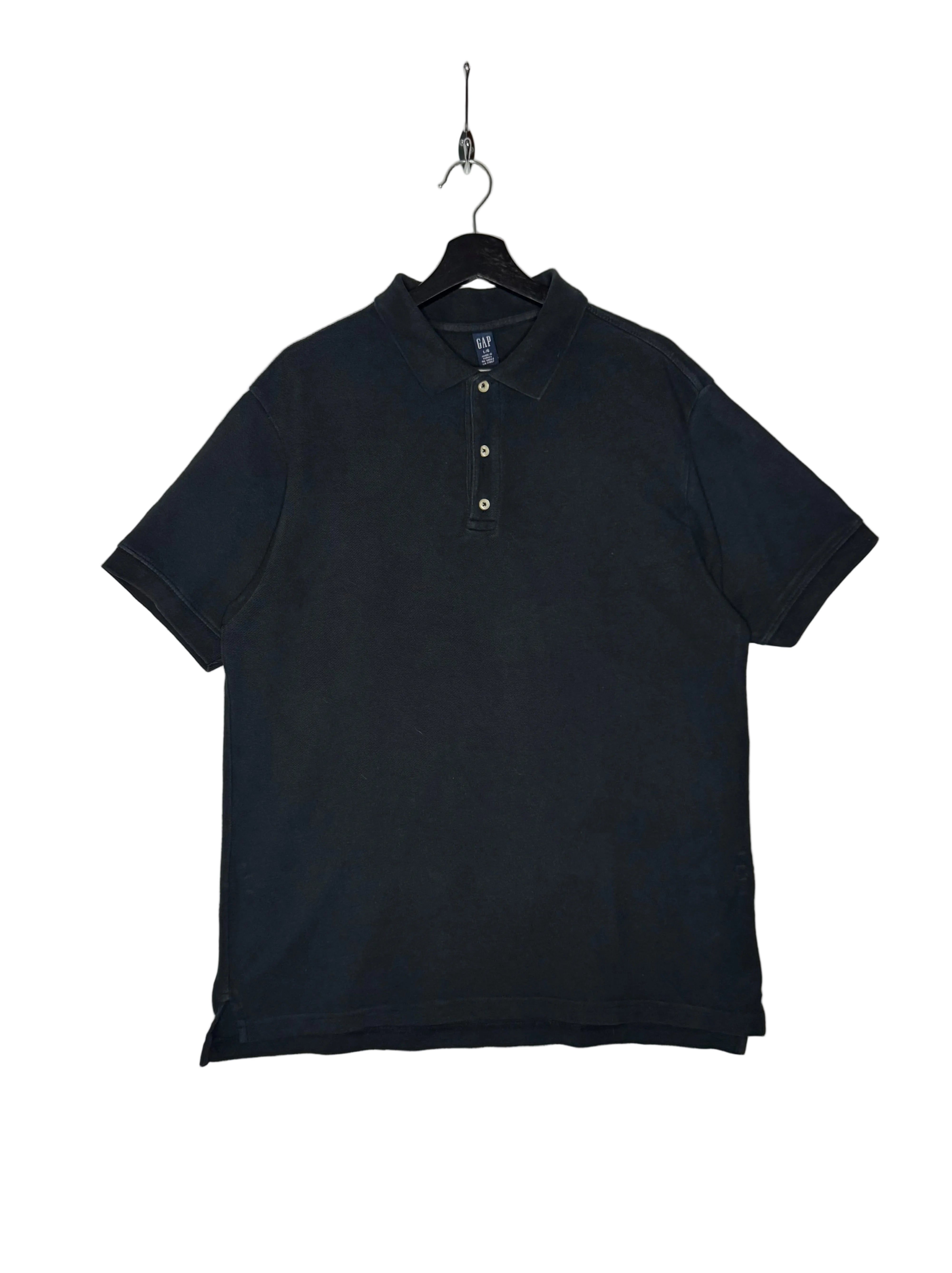 GAP Vintage Poloshirt Dunkelgrau Größe L