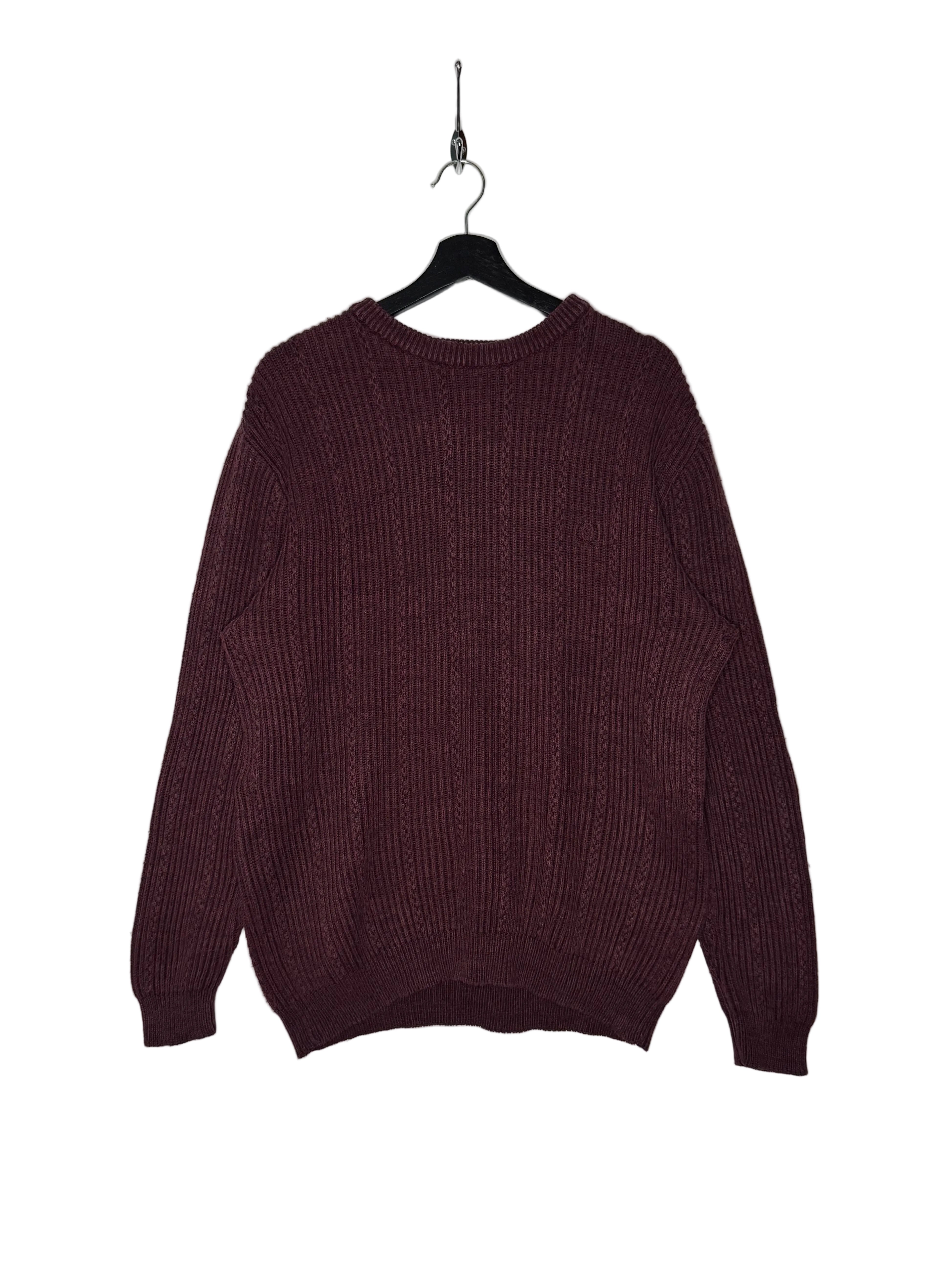 Chaps Vintage Knit Pullover Rot Größe M