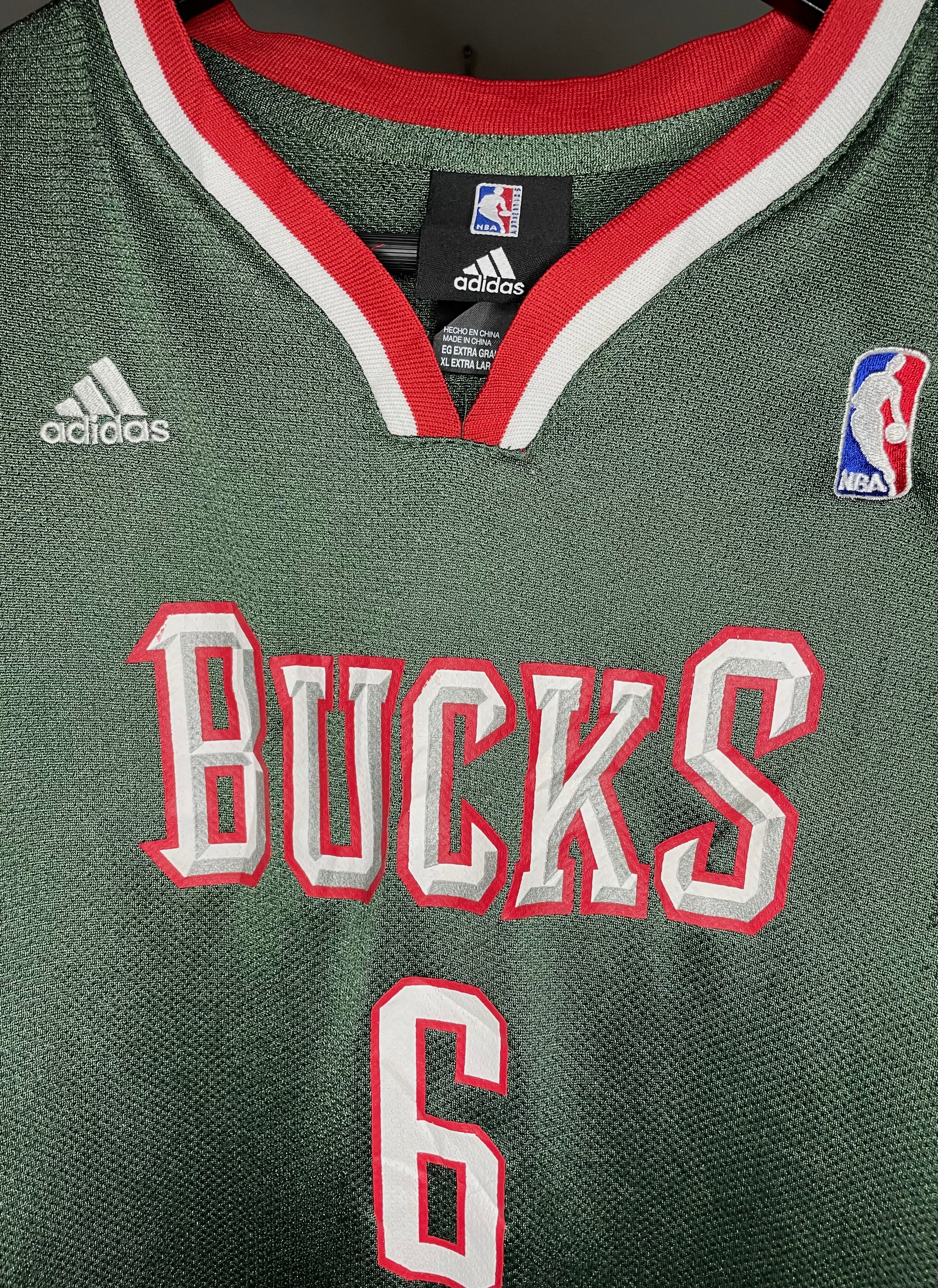 Adidas Jersey Milwaukee Bucks Andrew Bogut #6 Size XL 