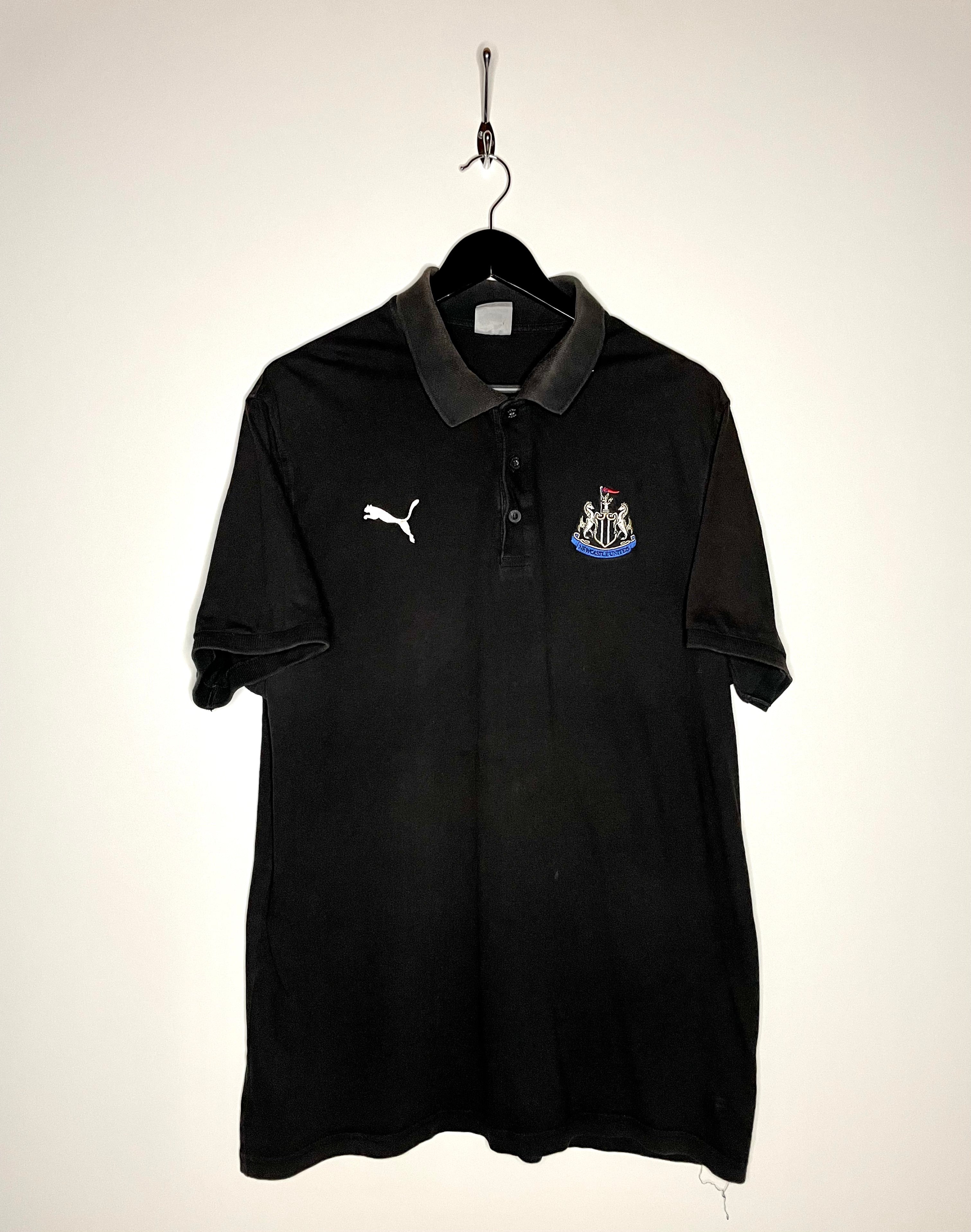 Puma Polo Shirt Newcastle United Black Size 2XL