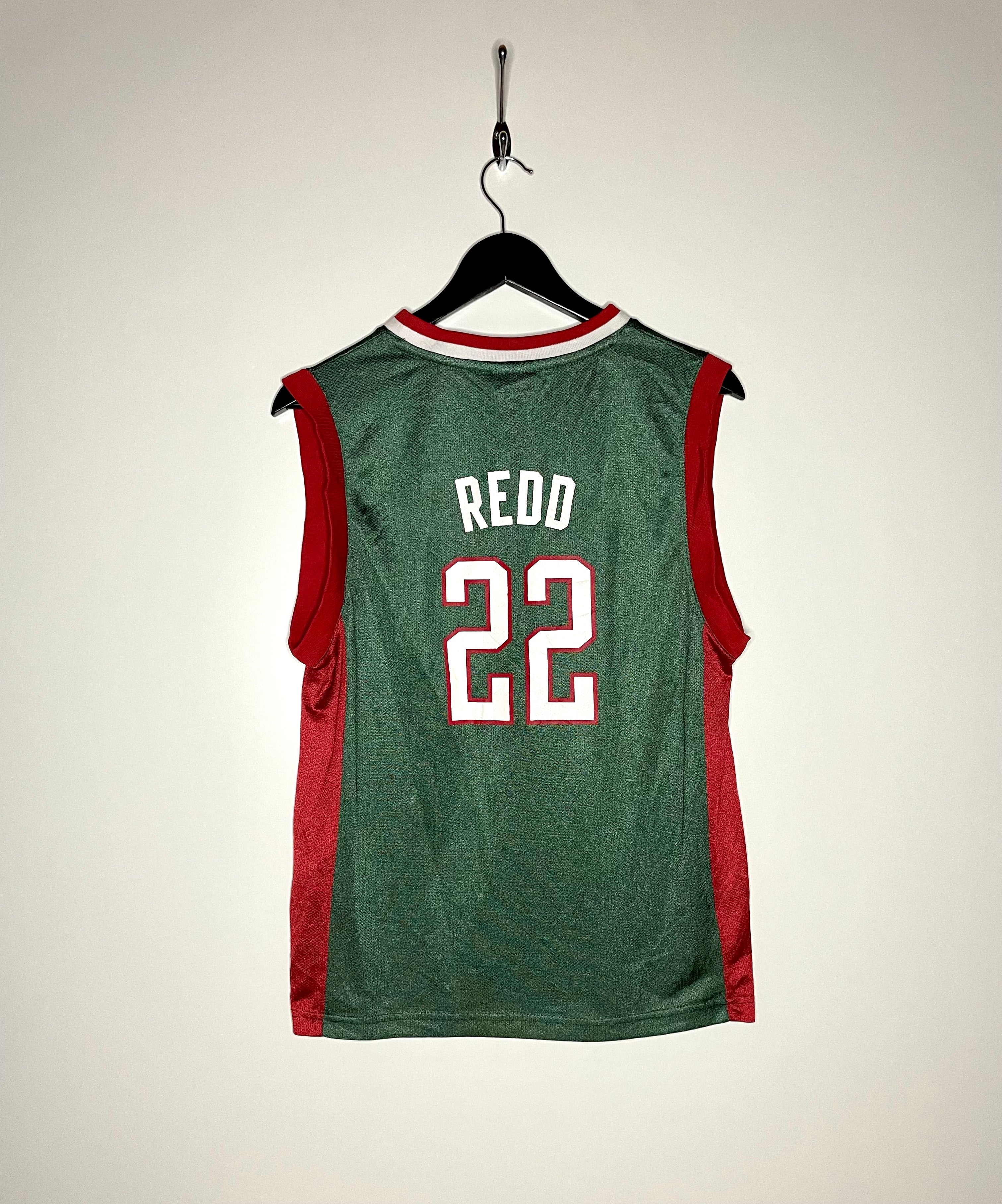 Adidas Jersey Milwaukee Bucks Michael Redd #22 Verde Talla L 