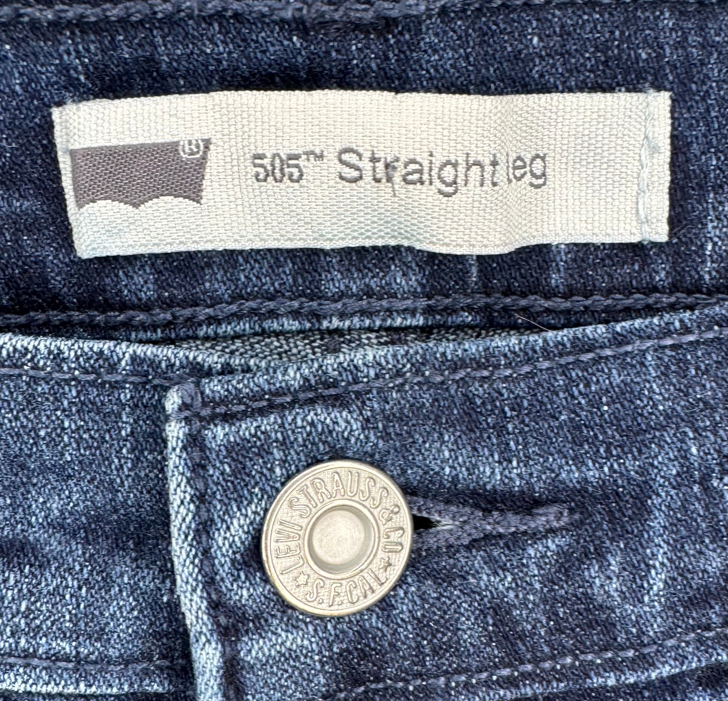 Levi`s Jeans 505 Staight Leg Blau Größe W32 L32 Damen