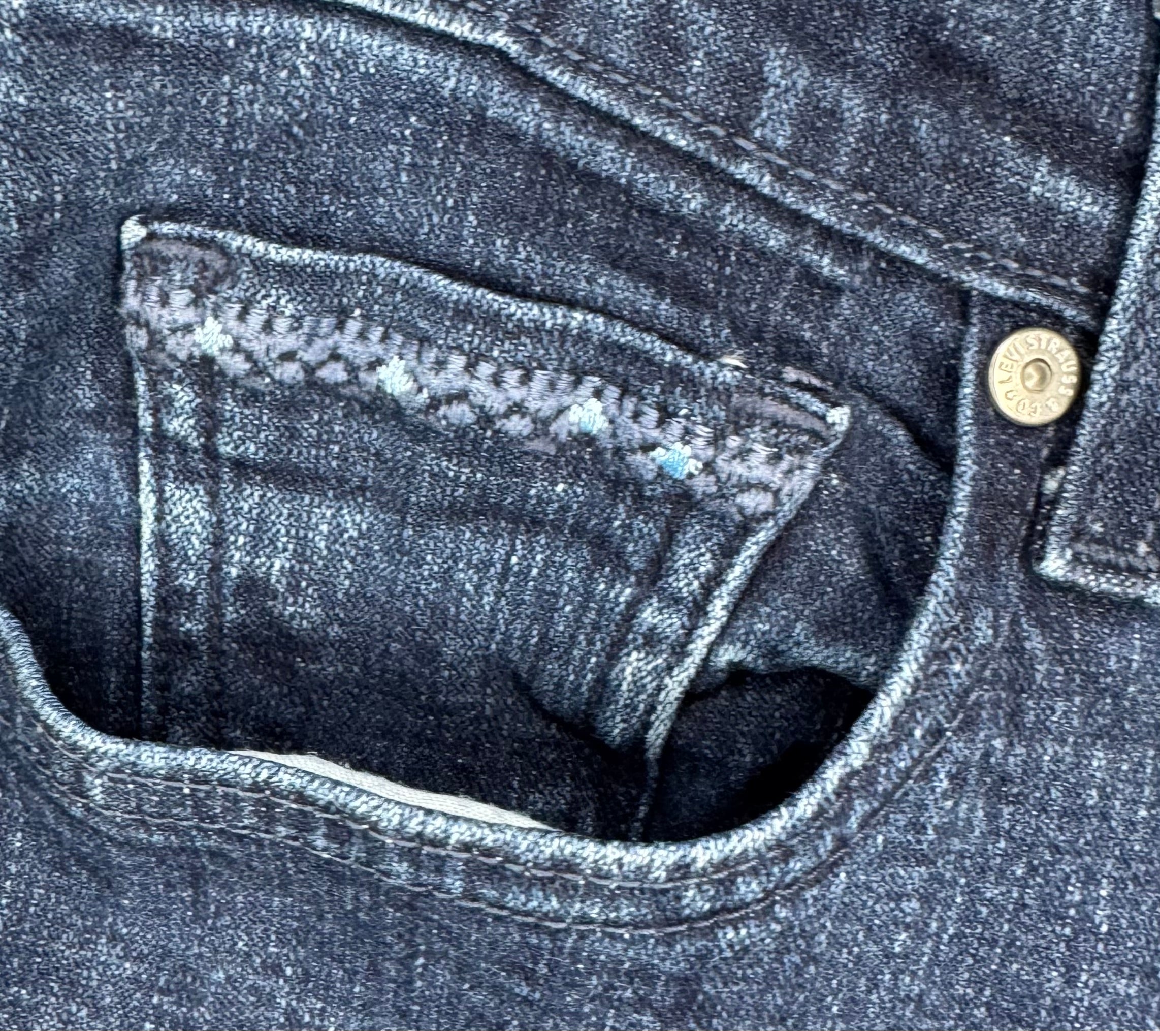 Levi`s Jeans 505 Staight Leg Blau Größe W32 L32 Damen