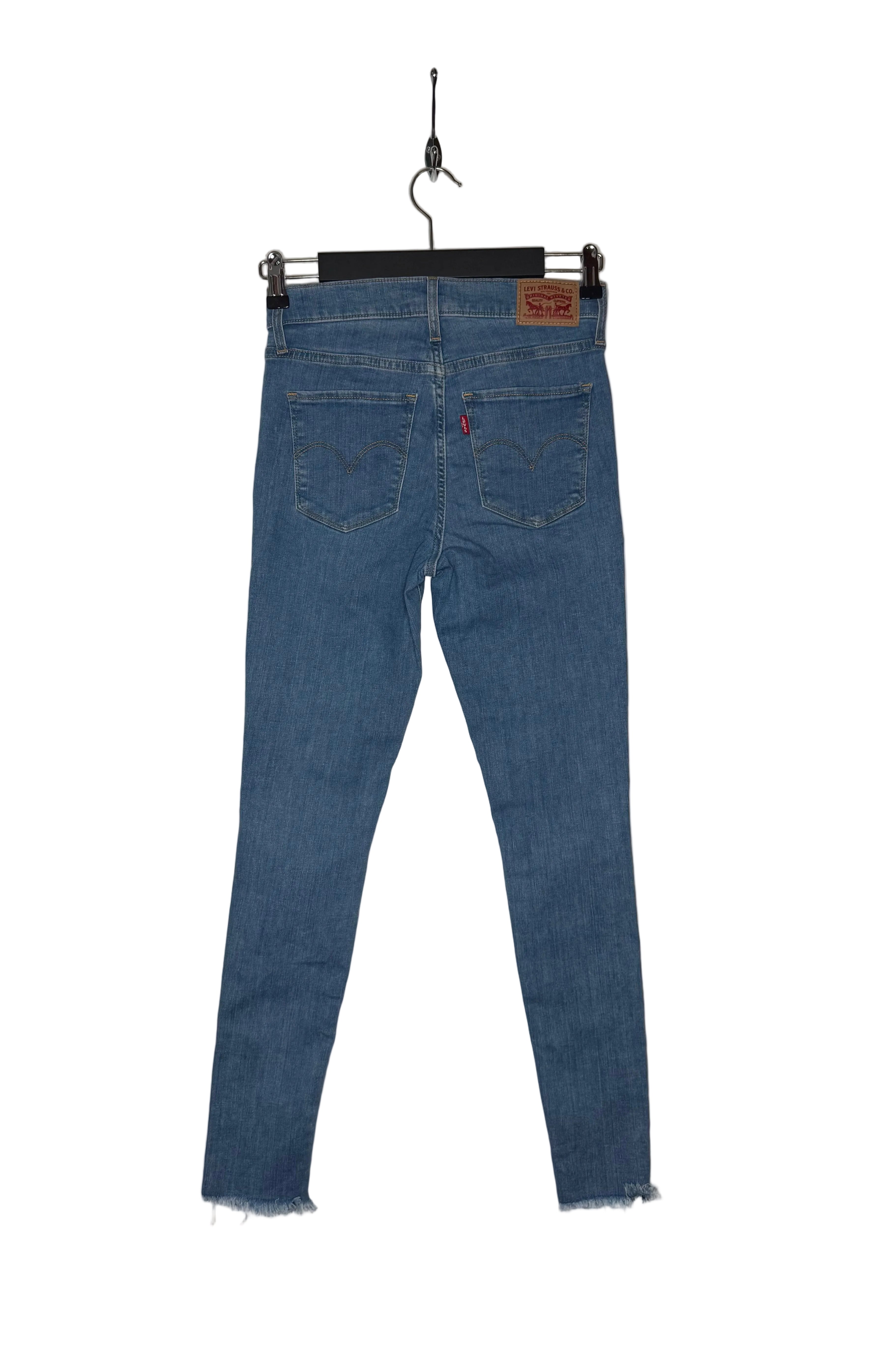 Levi`s Jeans 720 High Rise Super Skinny Hellblau Größe W26 L30 Damen