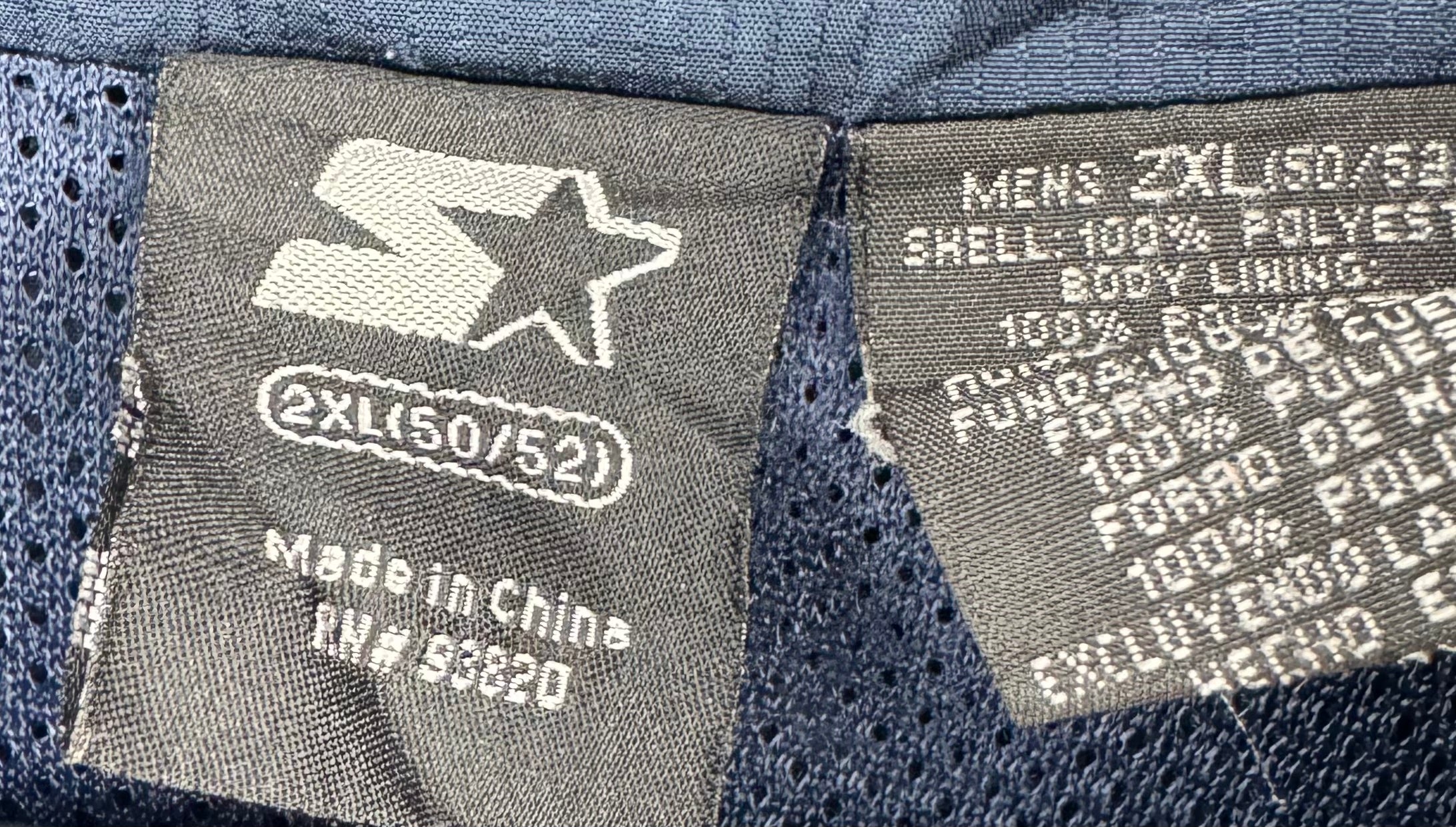 Starter Vintage Trainingsjacke Blau Größe XXL