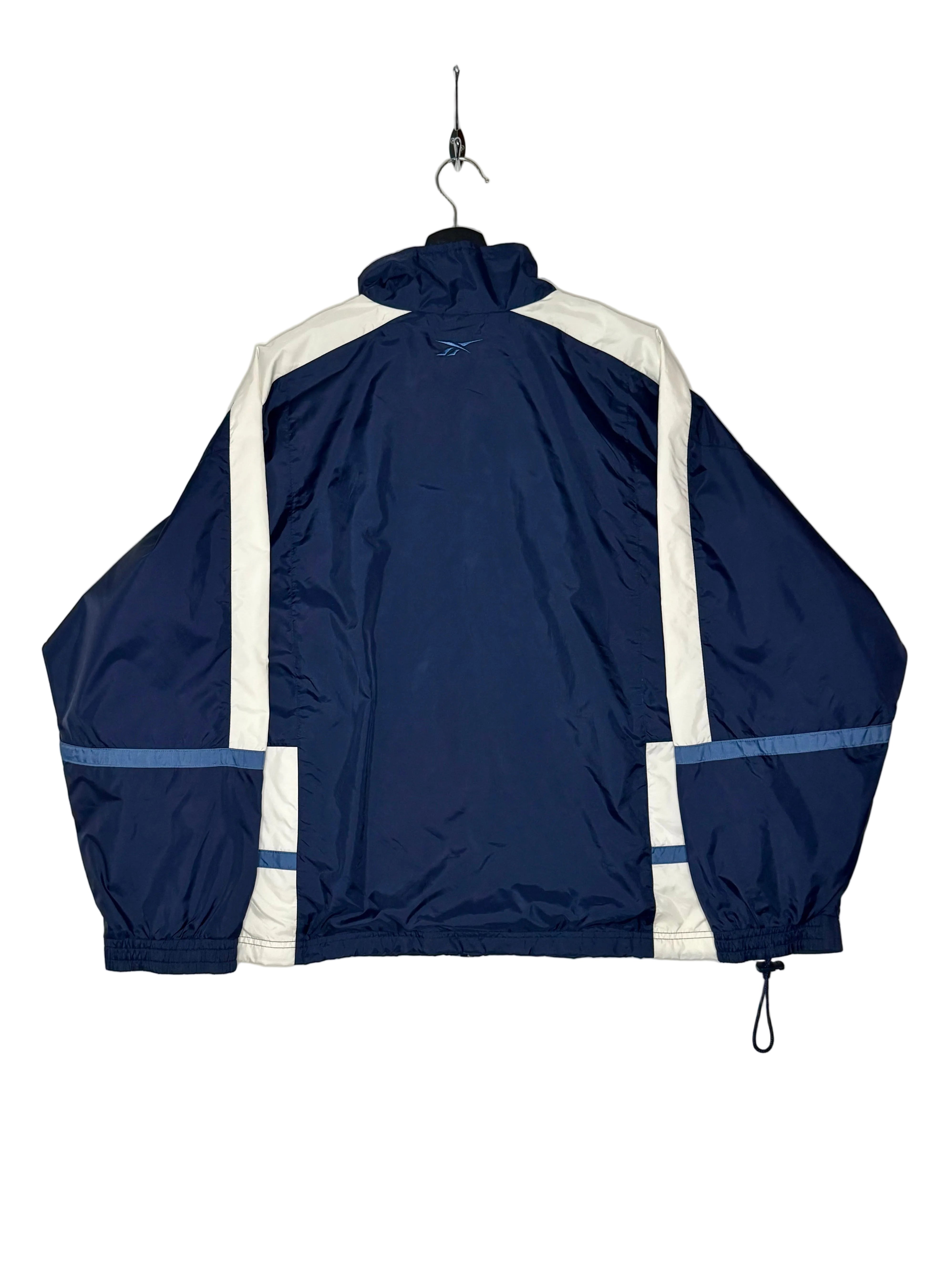 Reebok Vintage Trainingsjacke Blau/Weiß Größe XL
