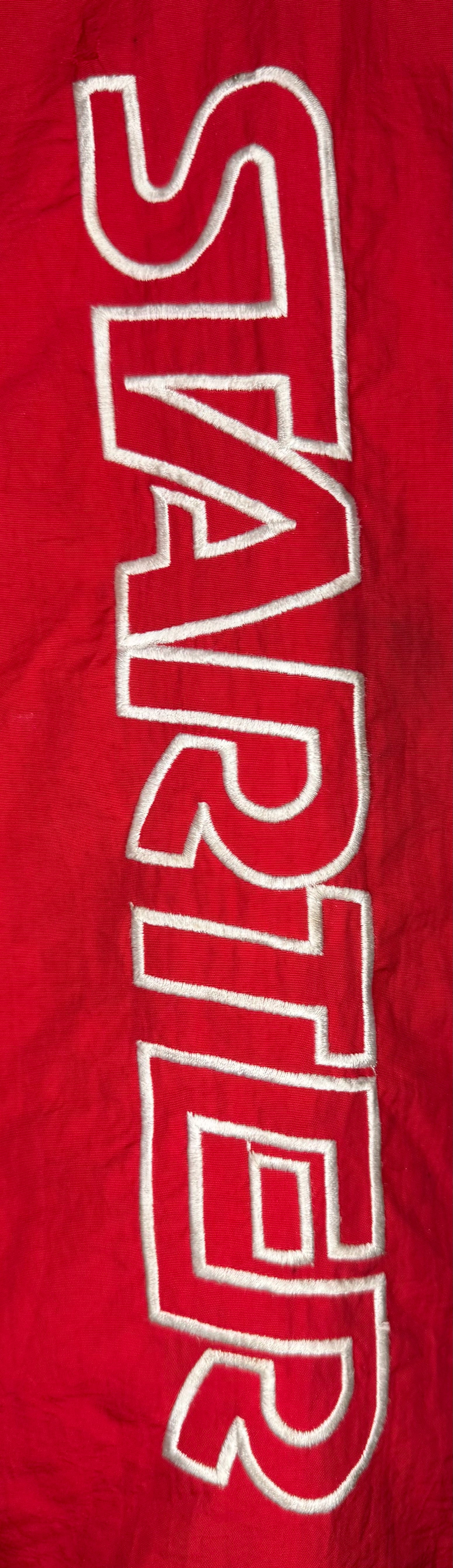 Starter Vintage Winterjacke Providence Fire Fighters Rot Größe XL