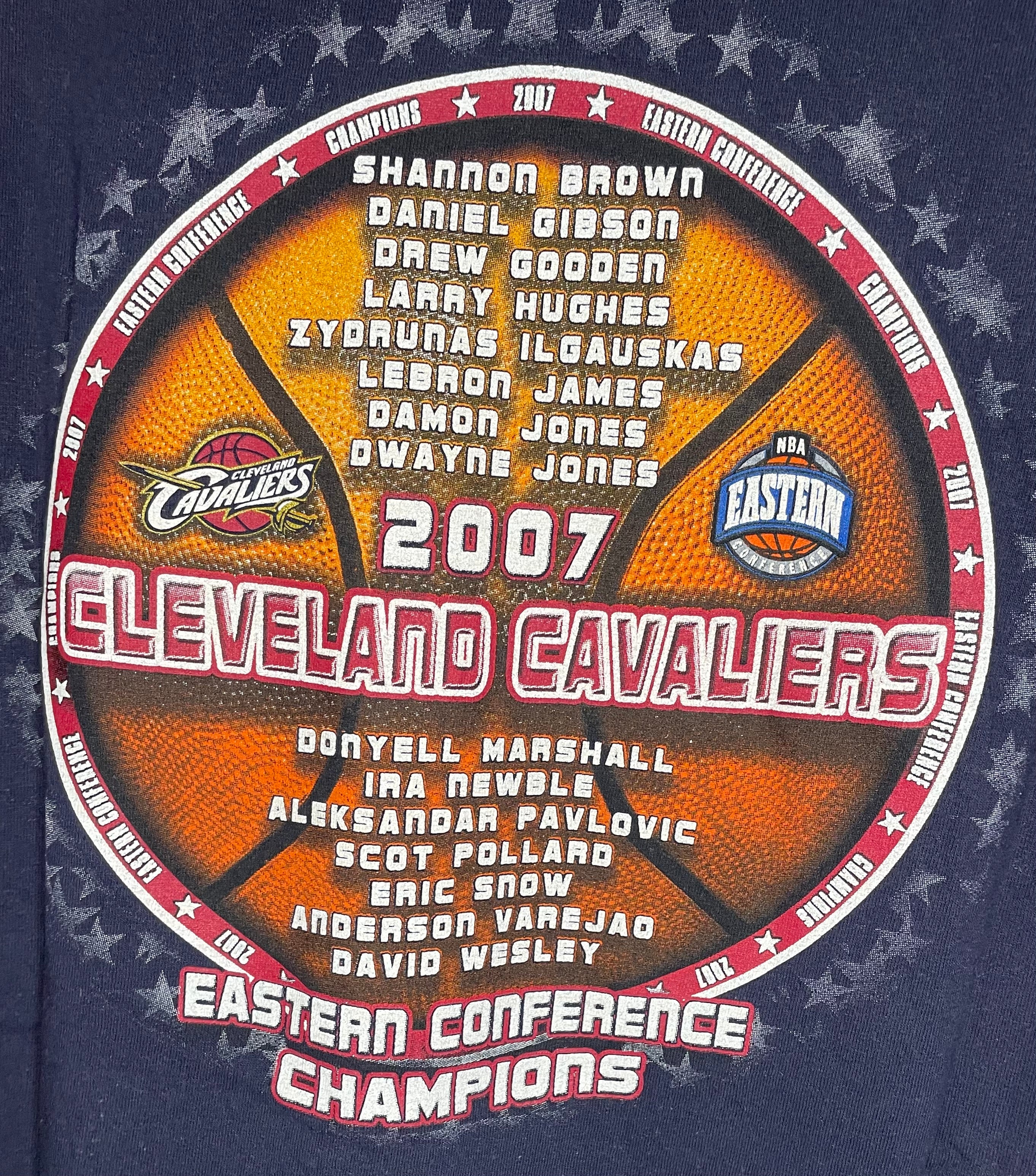 Majestic T-Shirt Eastern Conference Champion 2007 Cleveland Cavaliers Size M 