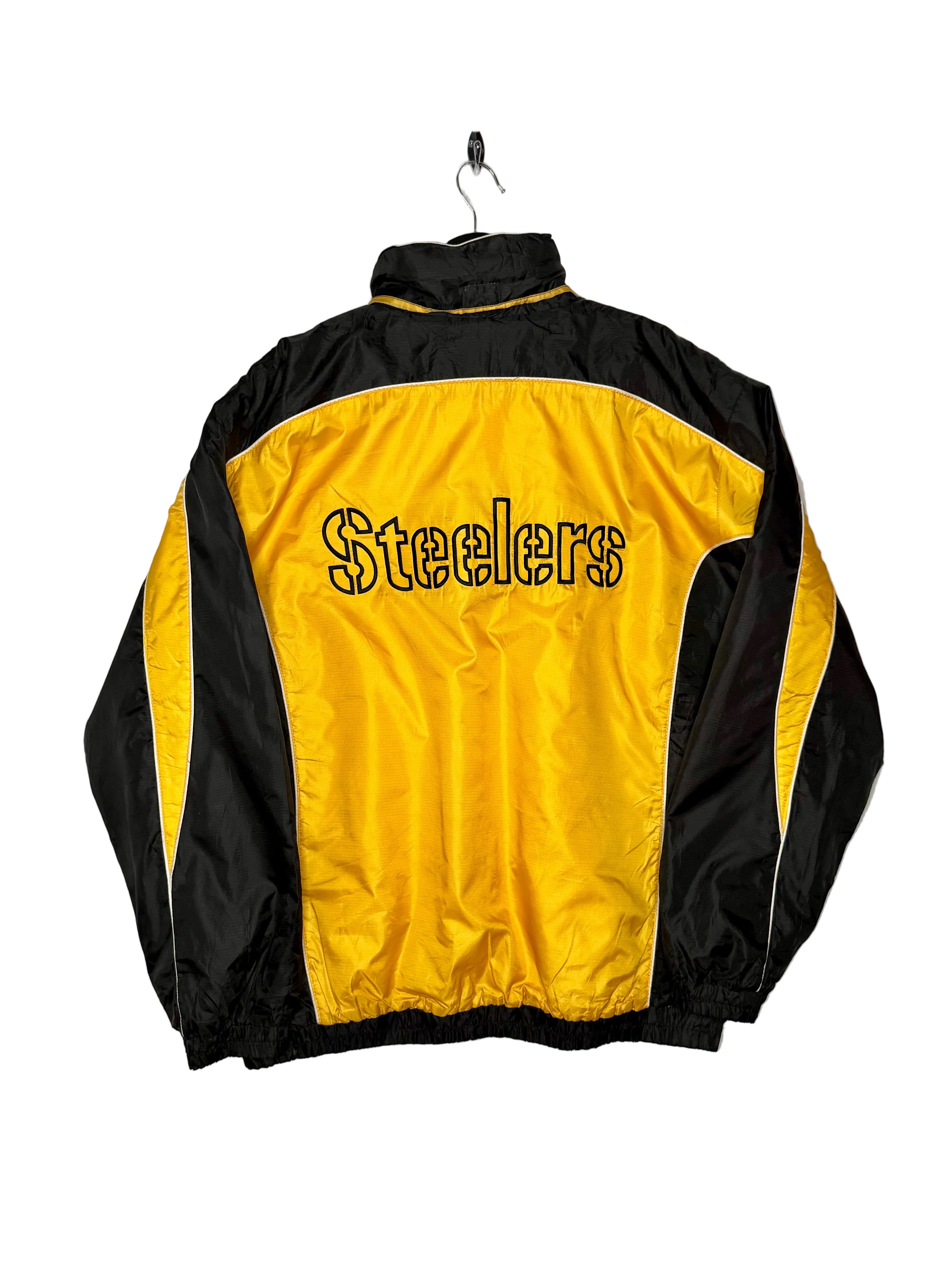 NFL Vintage Winterjacke Pittsburgh Steelers Gelb/Schwarz Größe XL