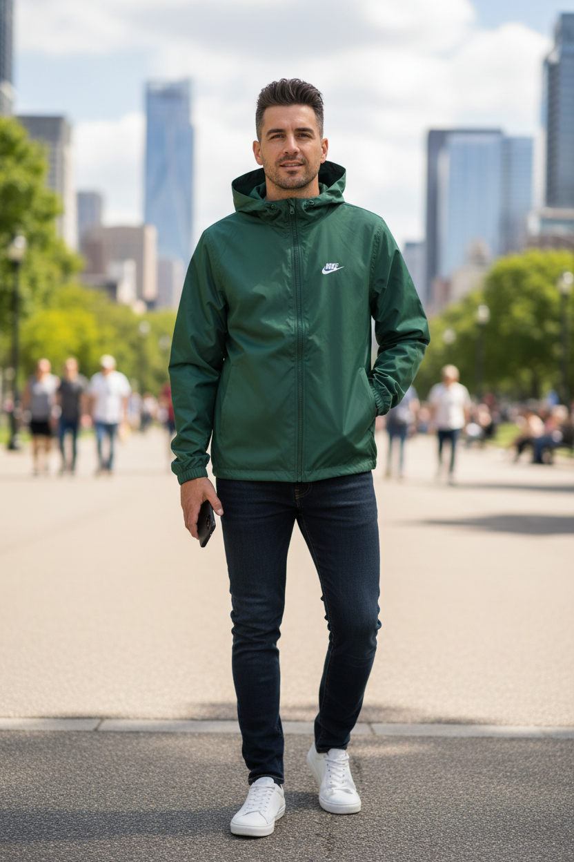 Nike Regenjacke Grün Größe S