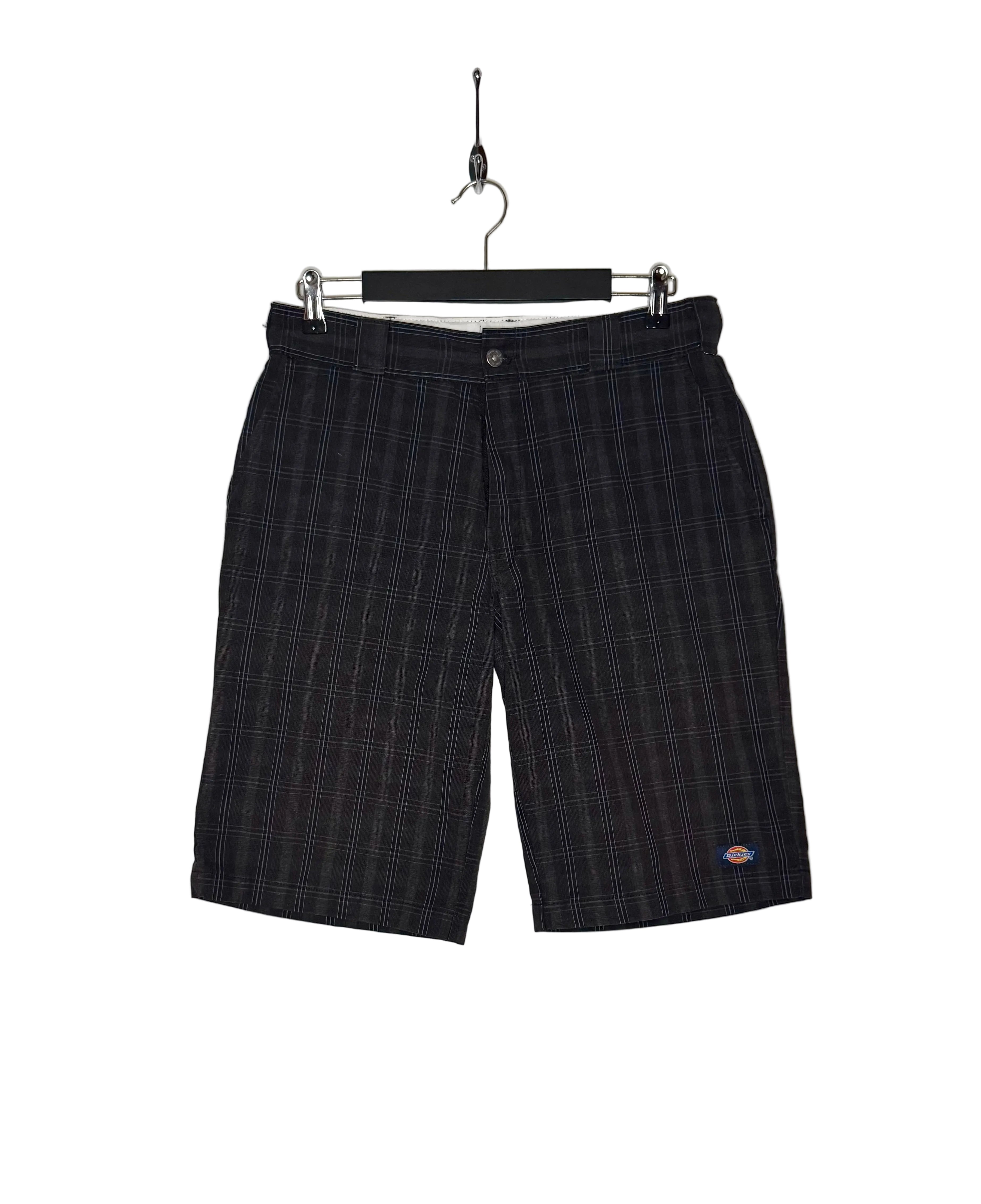 Dickies Vintage Chinoshorts Braun kariert Größe 32